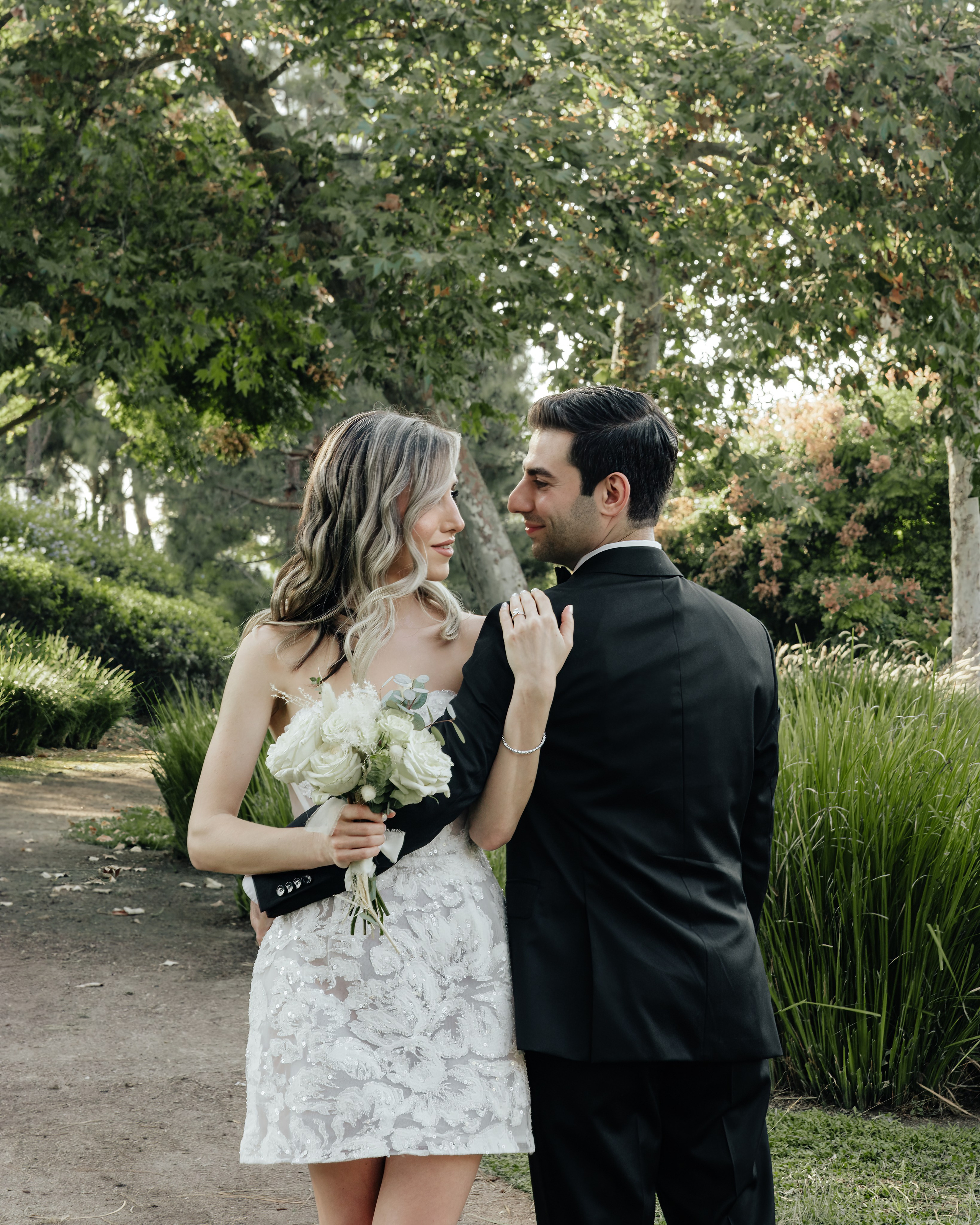 Romantic Backyard Wedding