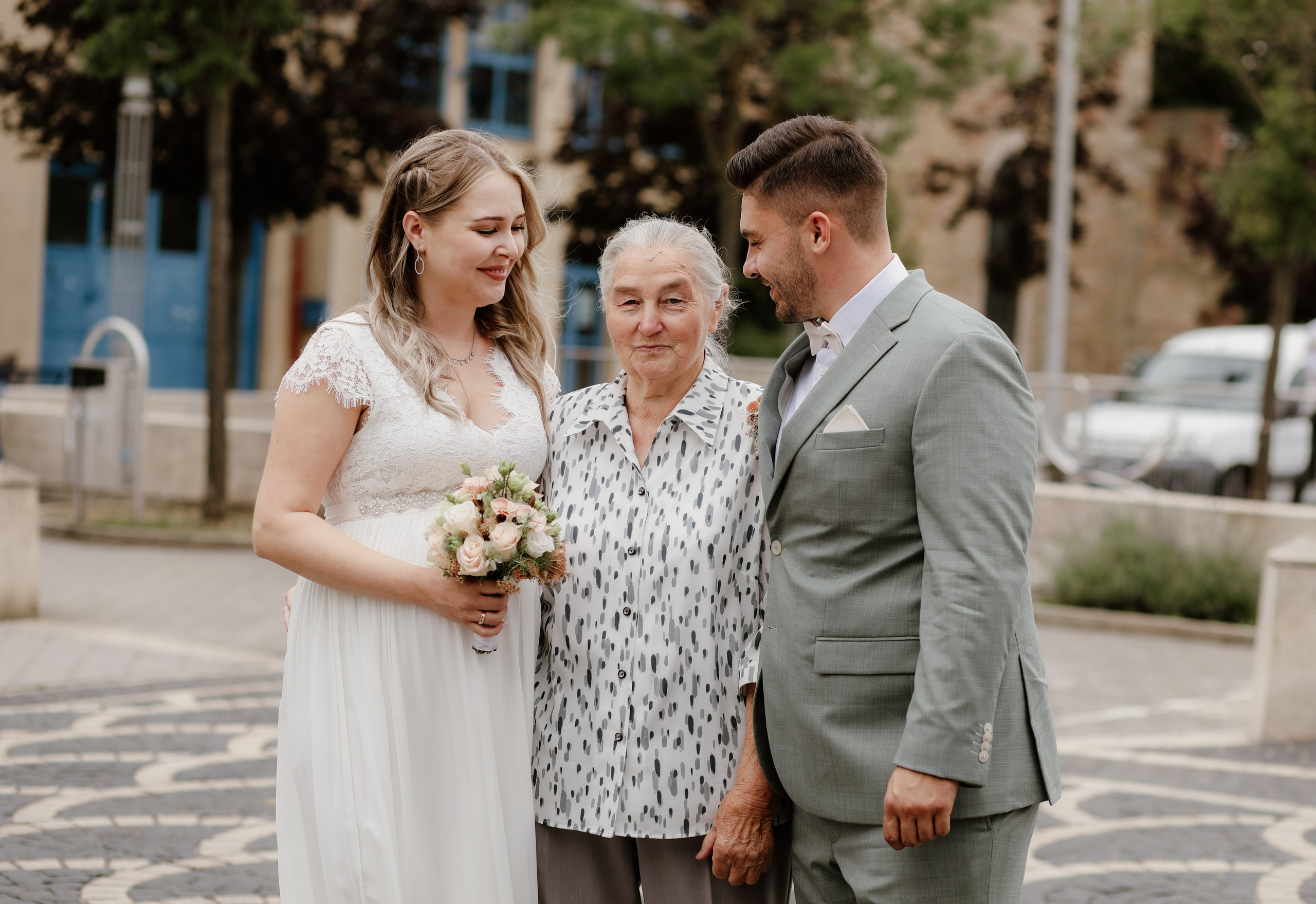 Emotionales Brautpaarporträt in Haßloch– Hochzeitsreportage Pfalz