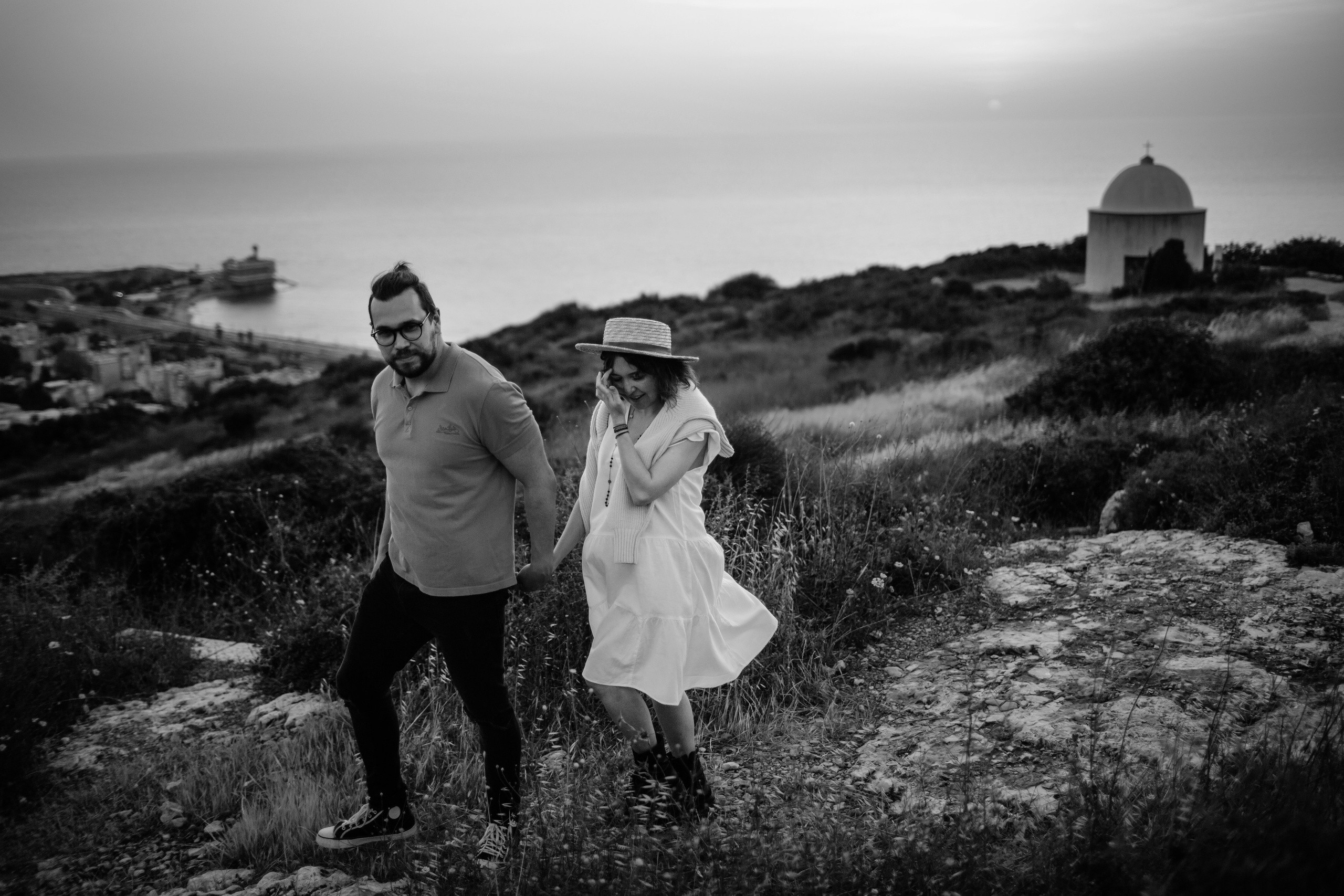Genya & Sasha at Stella Maris. Family photographer in Israel