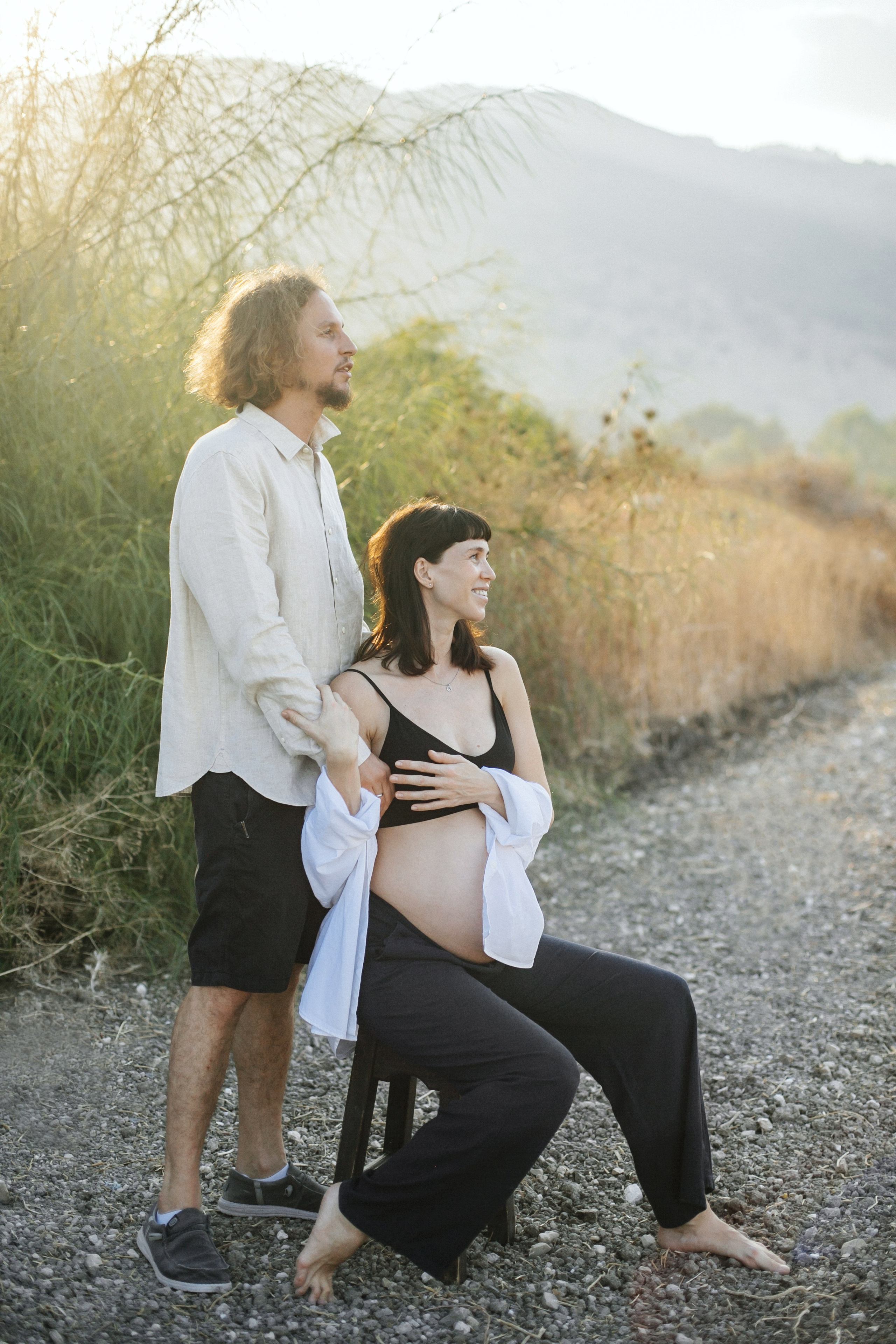 Kiryat Tivon field. Family photographer in Israel