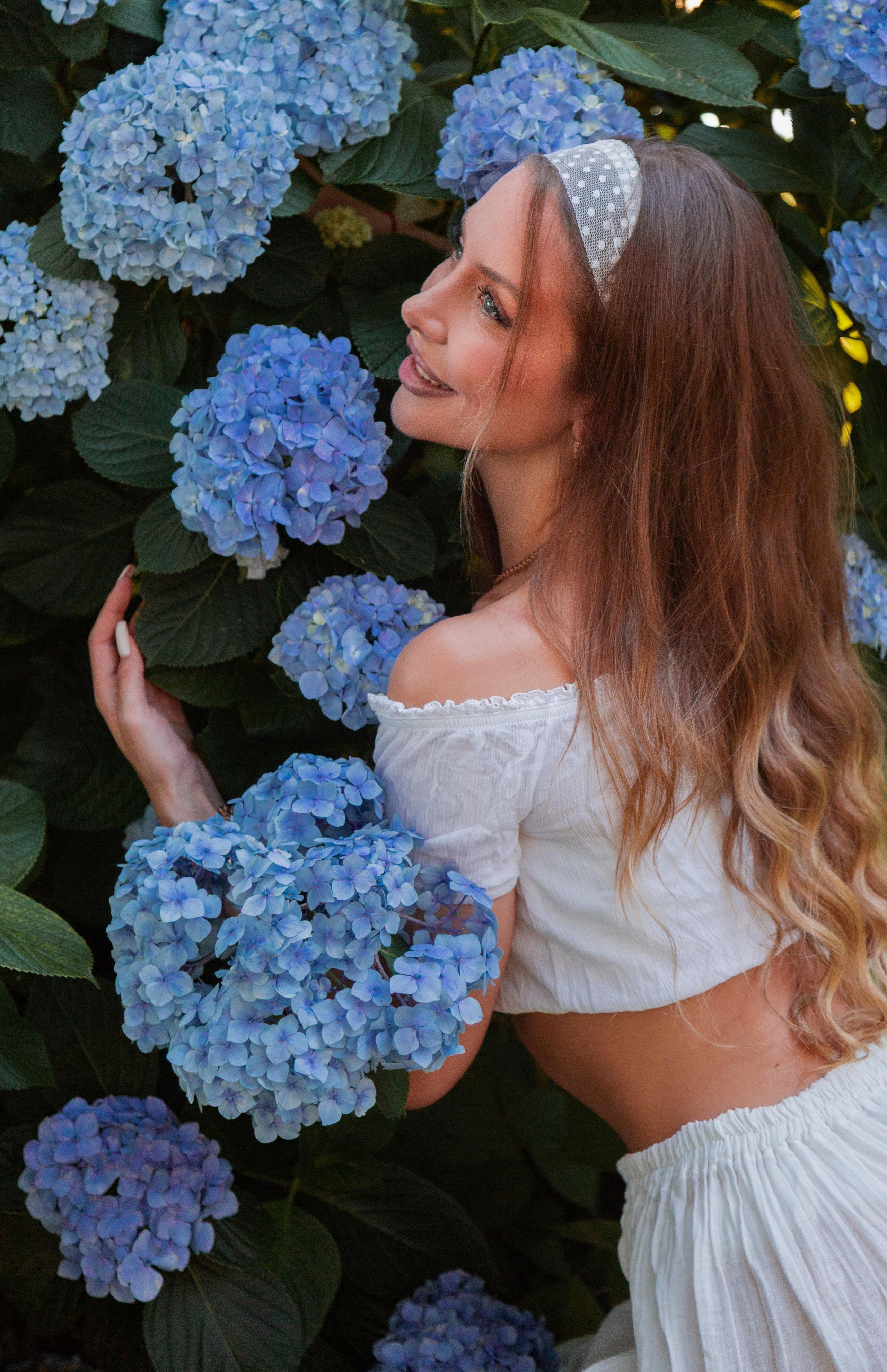 ბუნებაში. Female photographer Julia Kivi