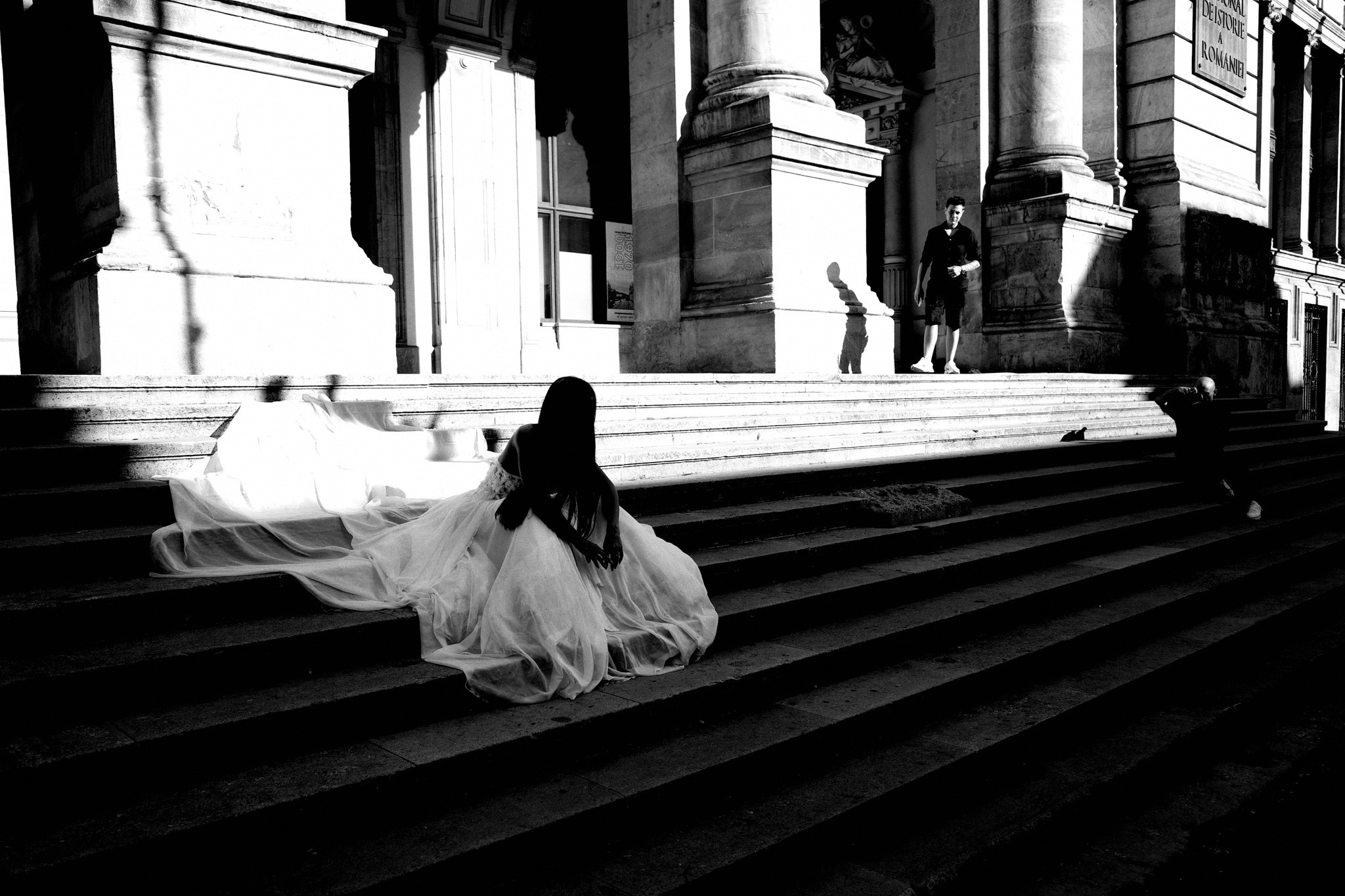B&W Street. Humanistic street photographer in Bucharest
