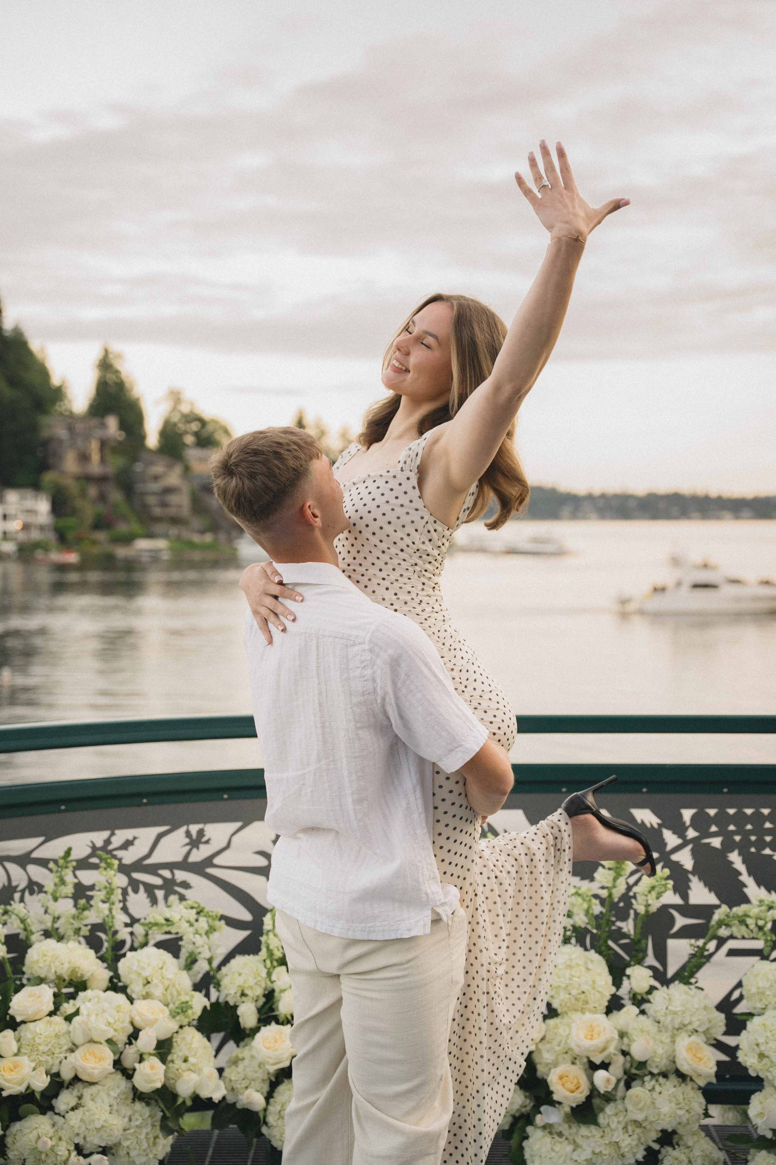 Ilya and Olena proposal. Photographer in Washington Sophia D