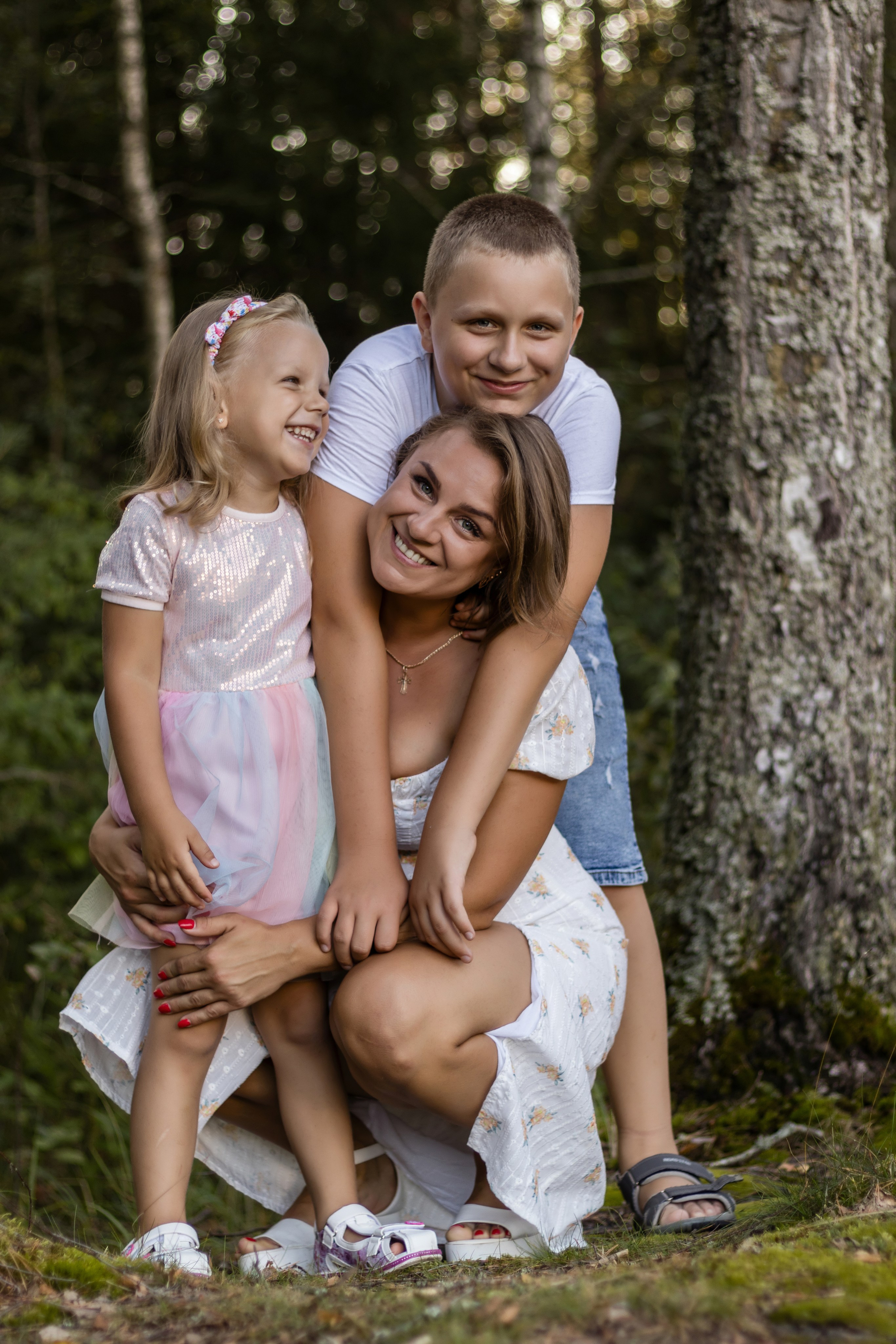 Семейная фотосессия в лесу. Фотограф / Даугавпилс