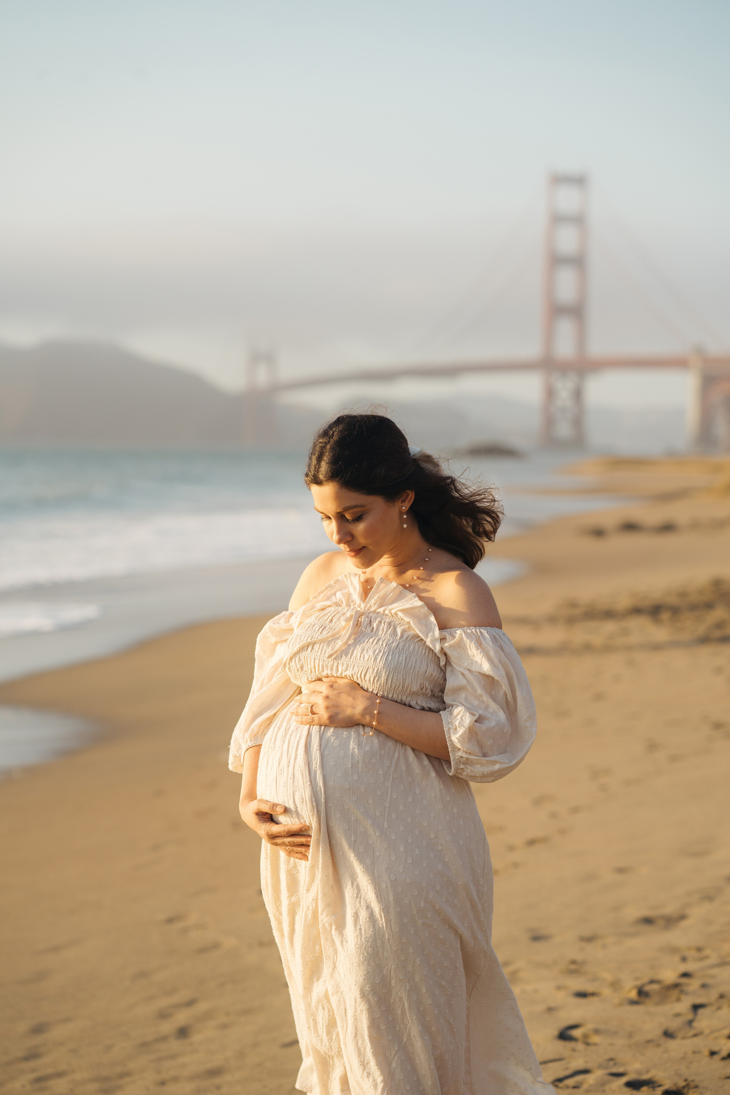 Niloo Maternity Session at Baker Beach. Soulo Photography | San Francisco Bay Area Based Photographer