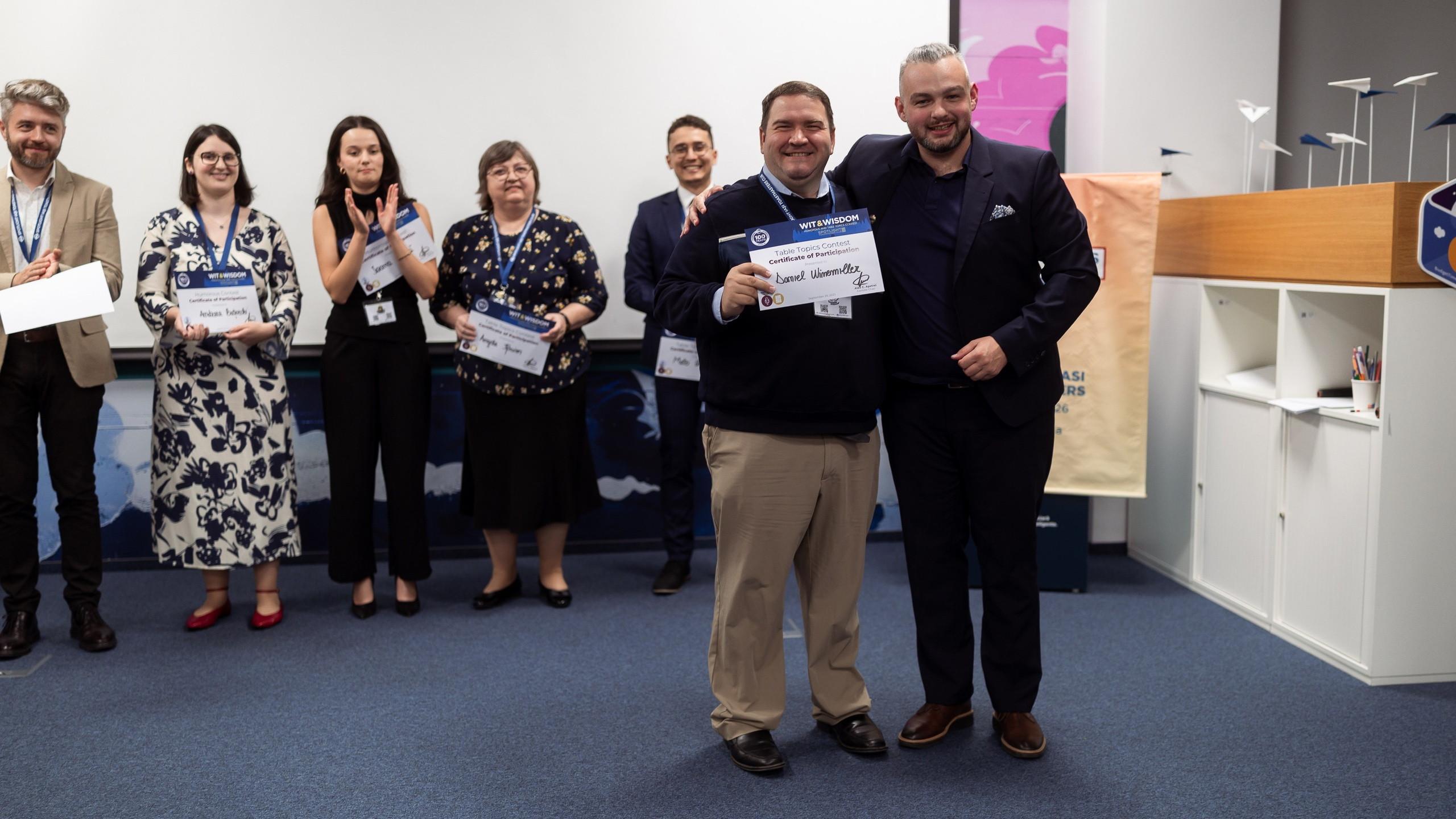 Toastmasters. Marius Ciocan