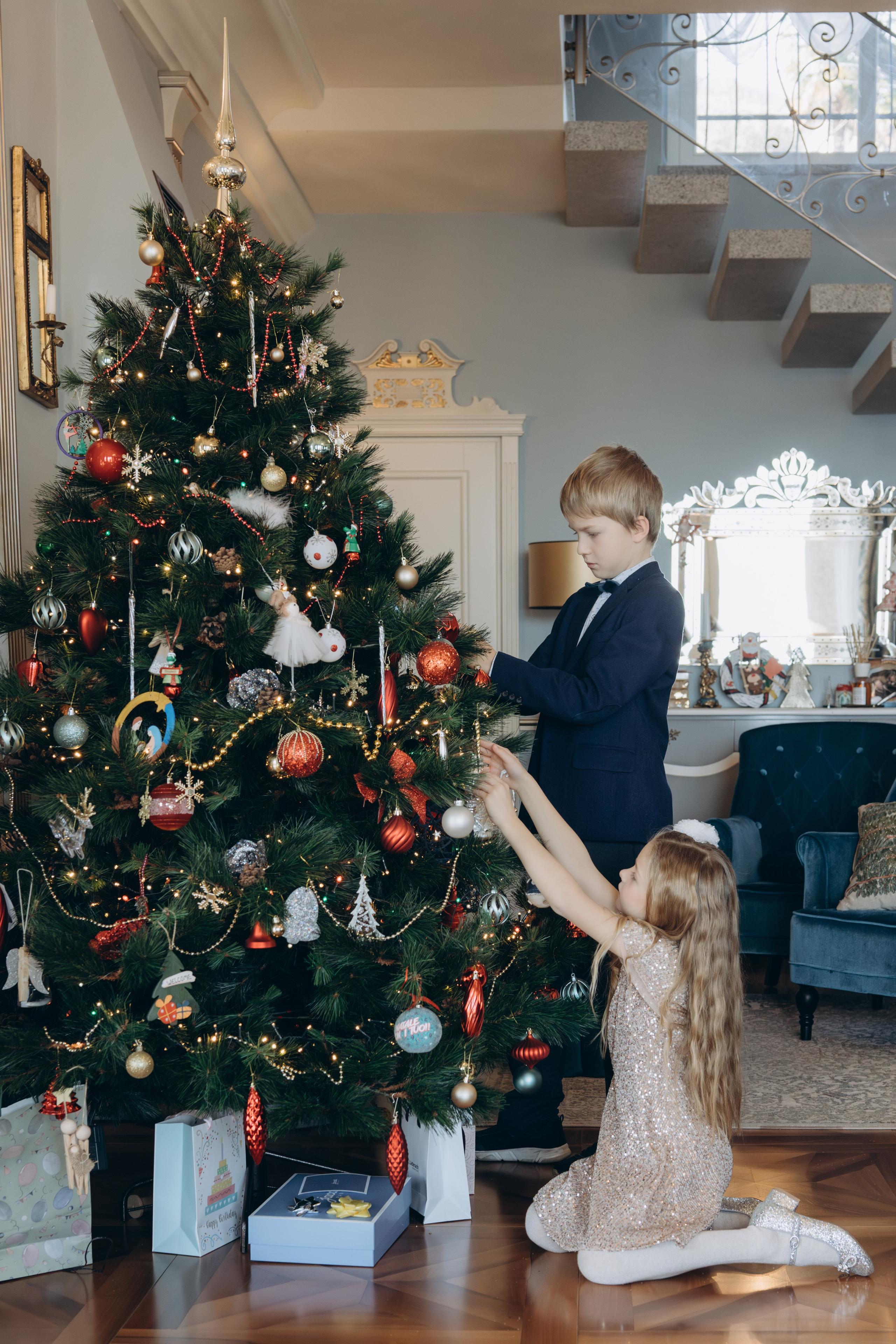 XMAS FAMILY SHOOTING. PHOTOGRAPHER IN ITALY