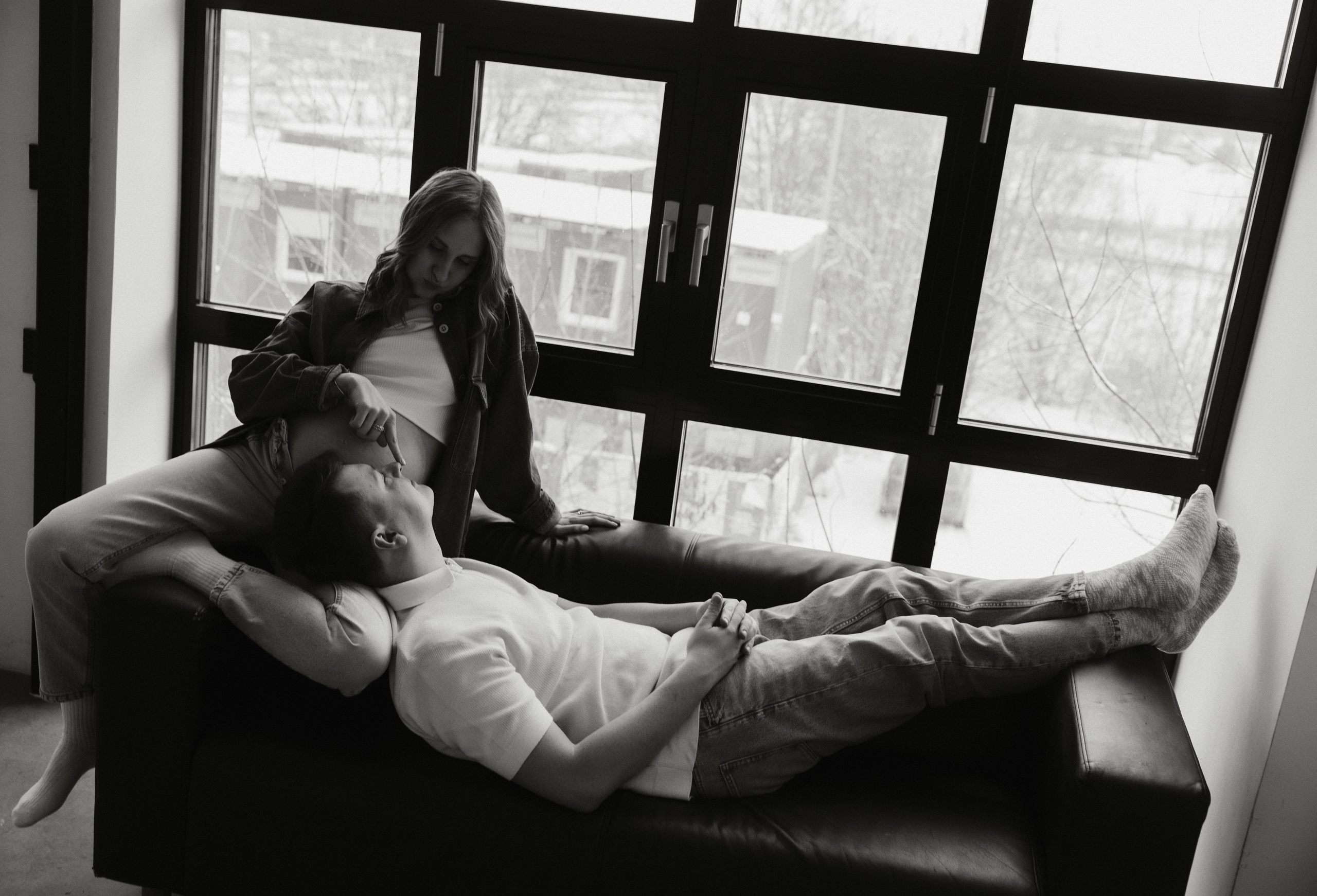 Laukimo fotosesija studijoje | su Marta ir Šarūnu. Vestuvių ir šeimų fotografė Lena Bondarenko / belove photo