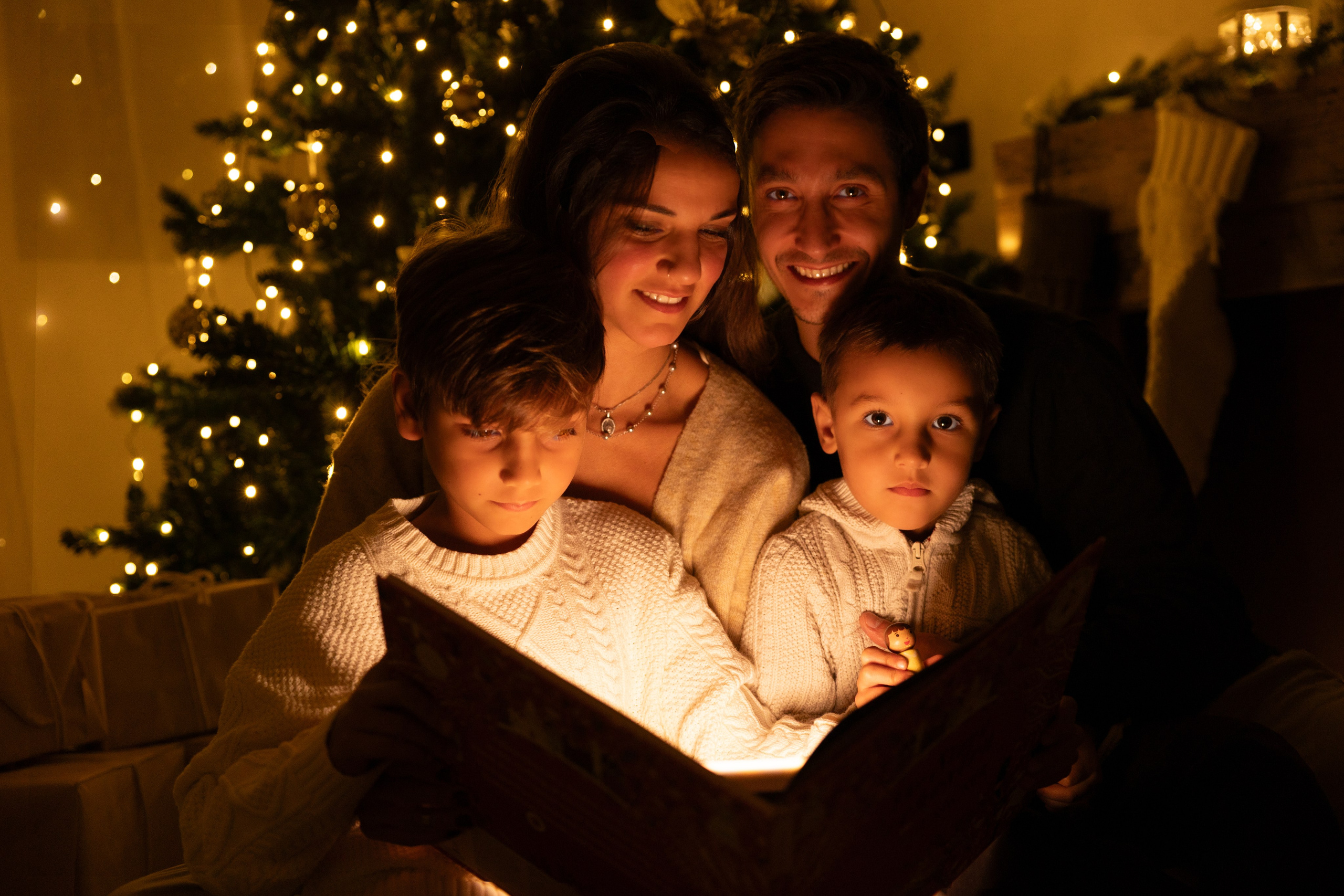 Foto Natale Famiglie 2025. Fotografo Videomaker Drone Padova Venice Italy Elena Radchenko