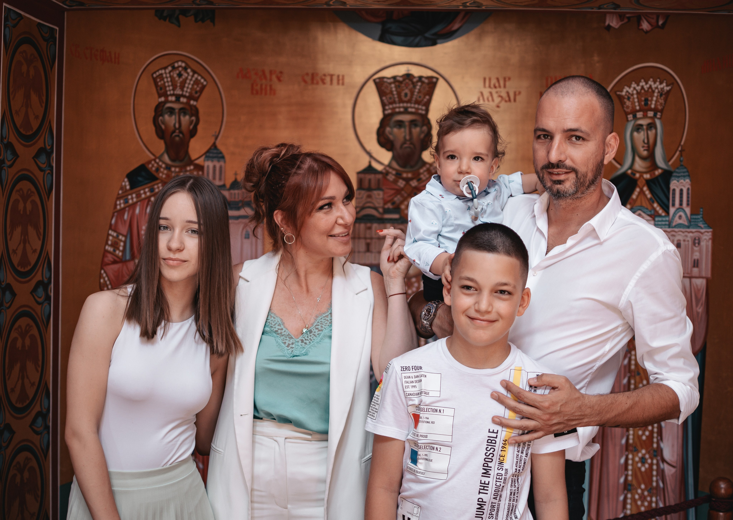 Lazar, krštenje i rođendan. BambinaaPhotography