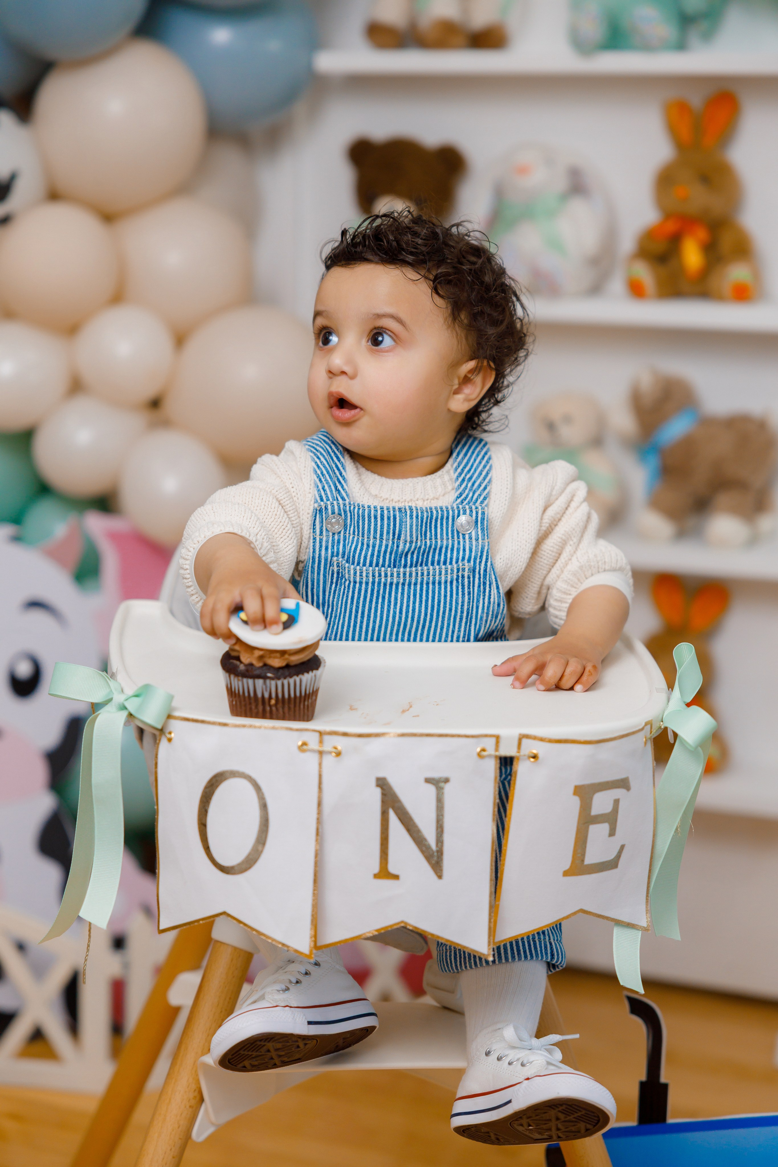 Fateh’s 1st birthday. Home