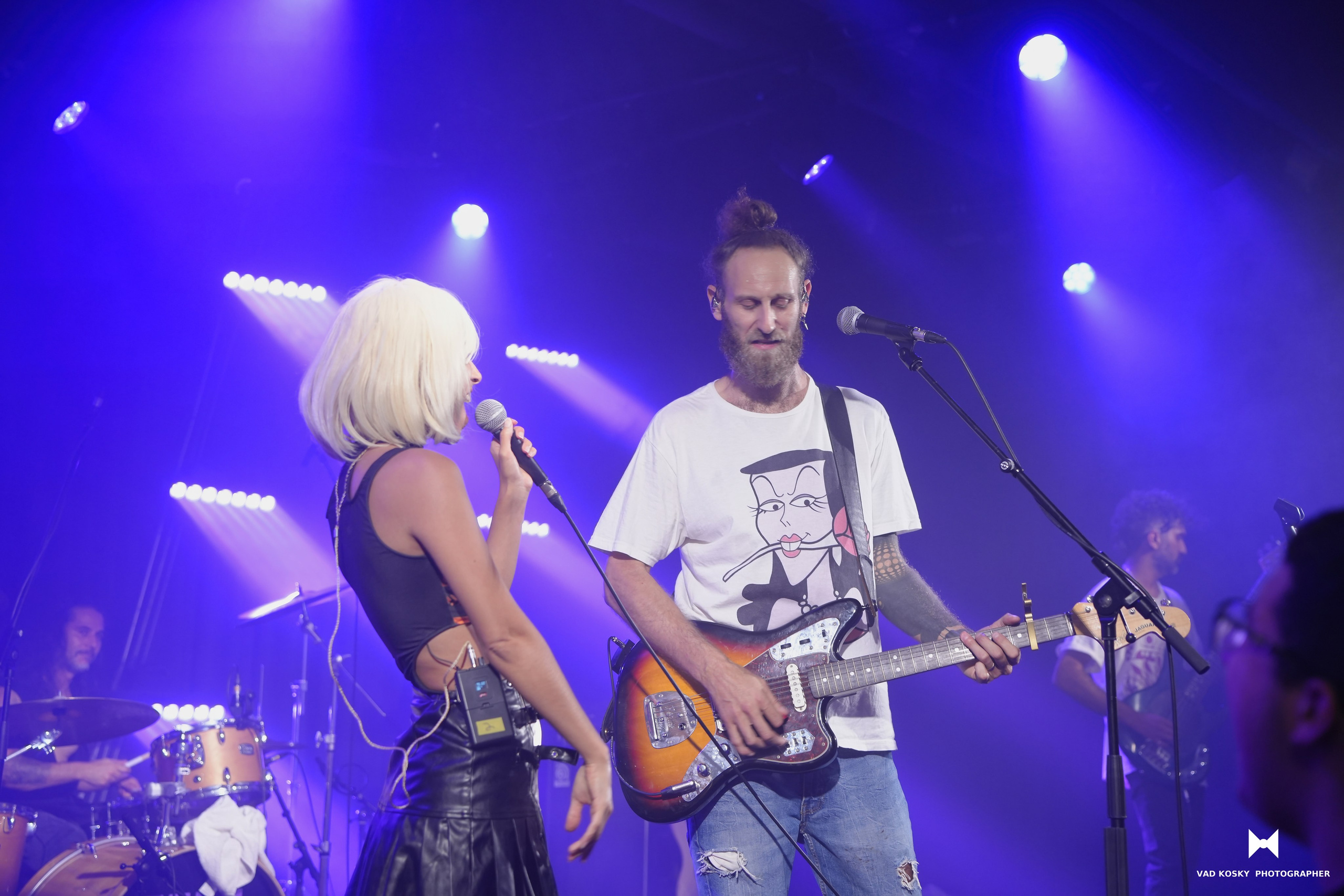 Roy Star & Group — Nirvana tribut TLV Grey club. Vad Kosky Photographer