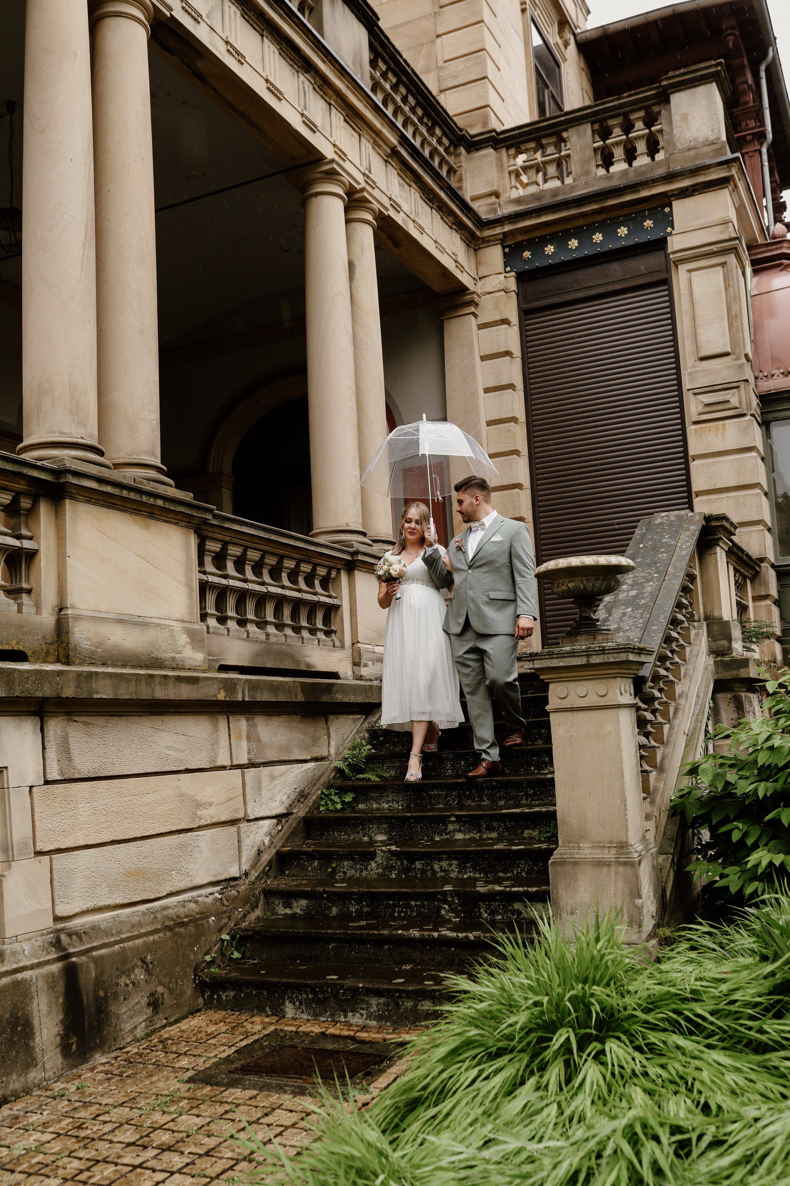 Emotionales Brautpaarporträt in Haßloch– Hochzeitsreportage Pfalz