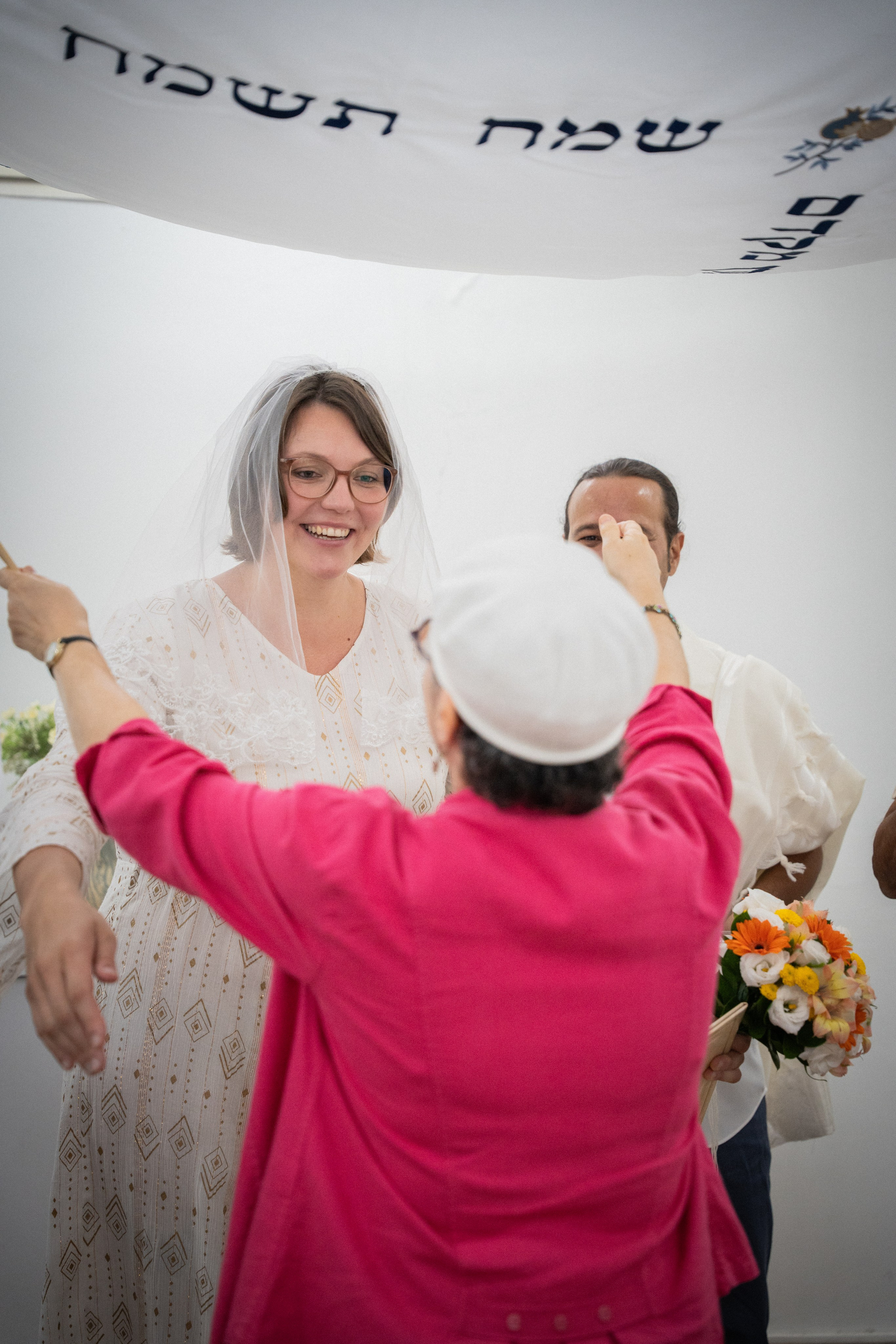 Chuppah of Yael & Raz, Hod Hasharon, July 2026. Divign By Tehilah — Meaningful Graphic Design & Photography