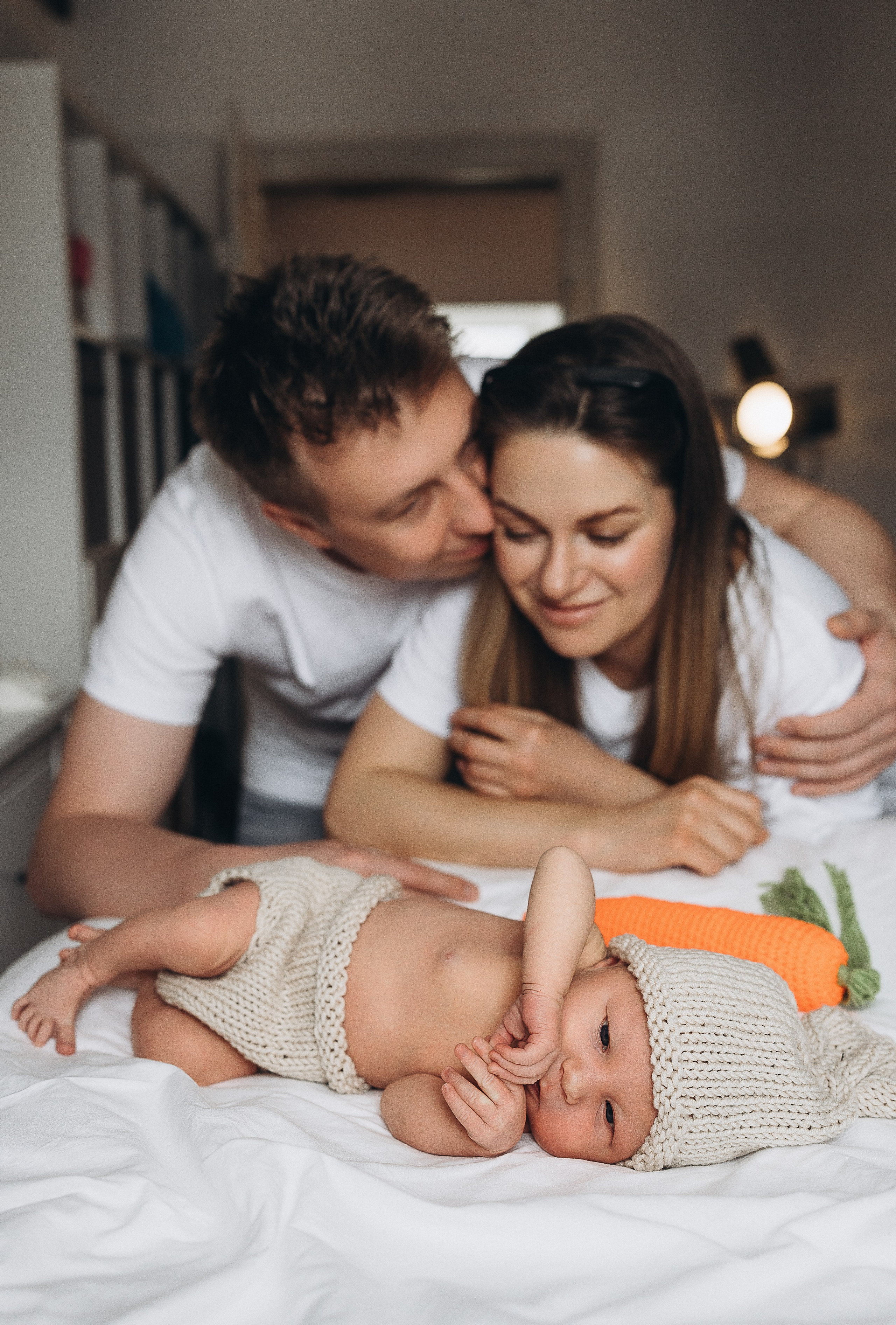 Baby girl home shooting. Family, conceptual women portrait photograher in Geneva, Switzerland