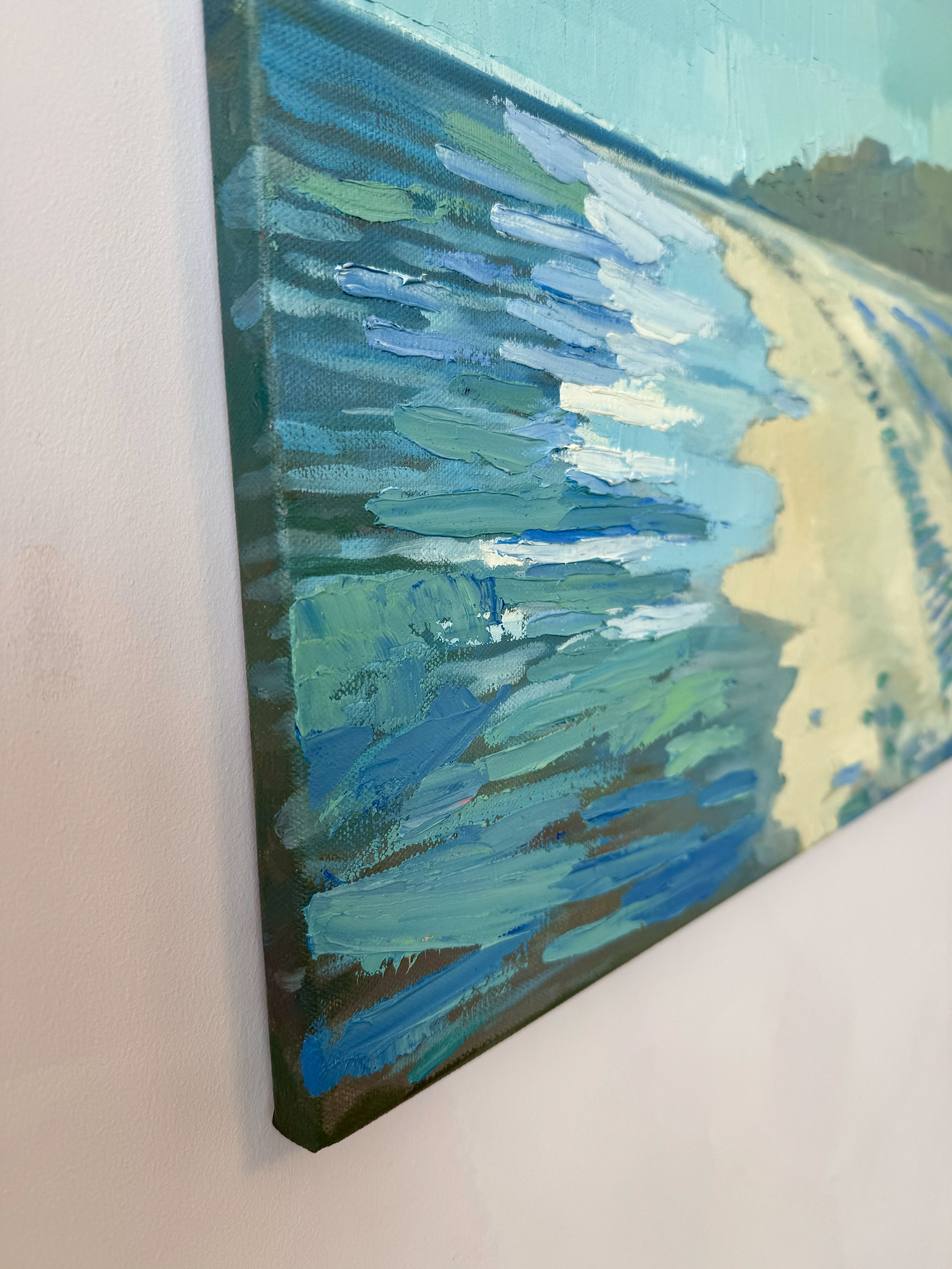 «Sea ​​beach today». Художник живописец Савелова Ольга