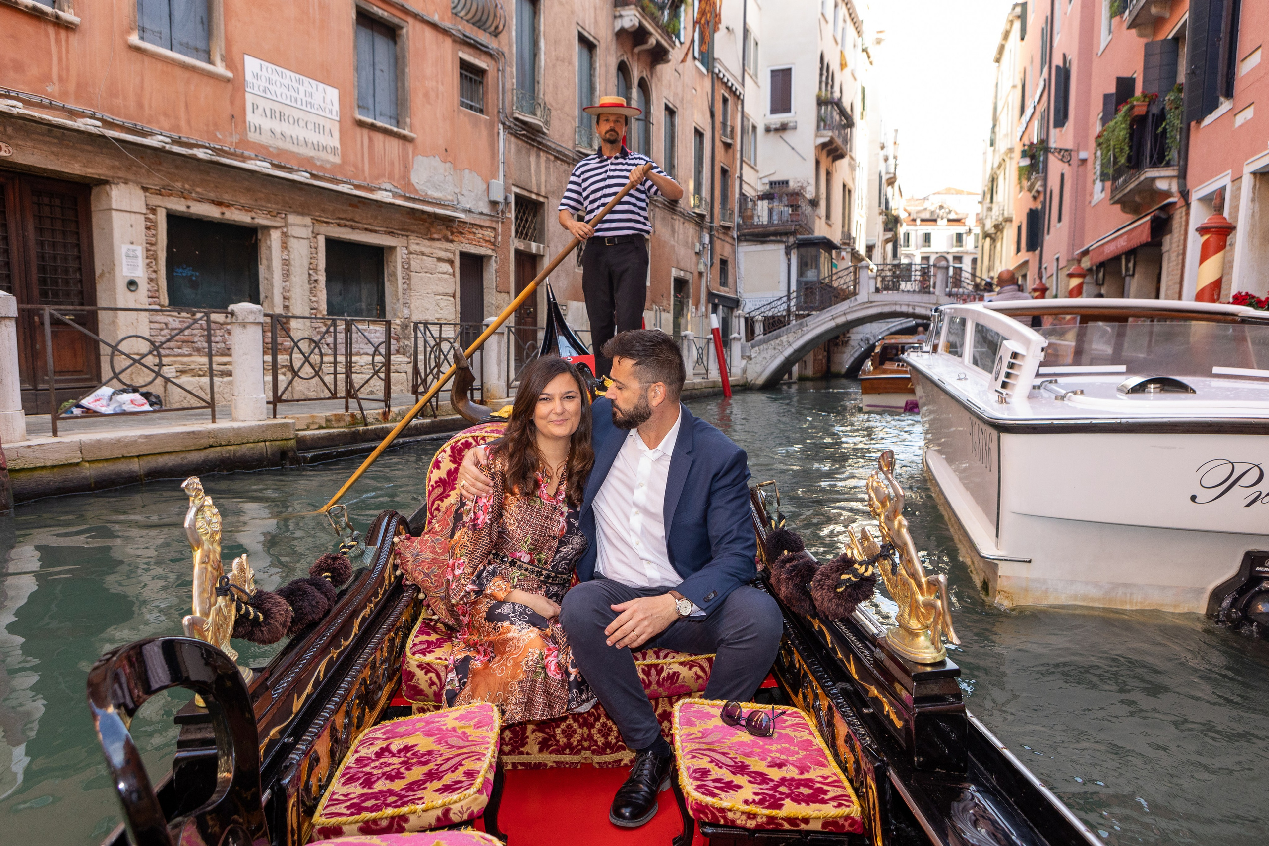 Margo and Vincenzo at dawn in Venice