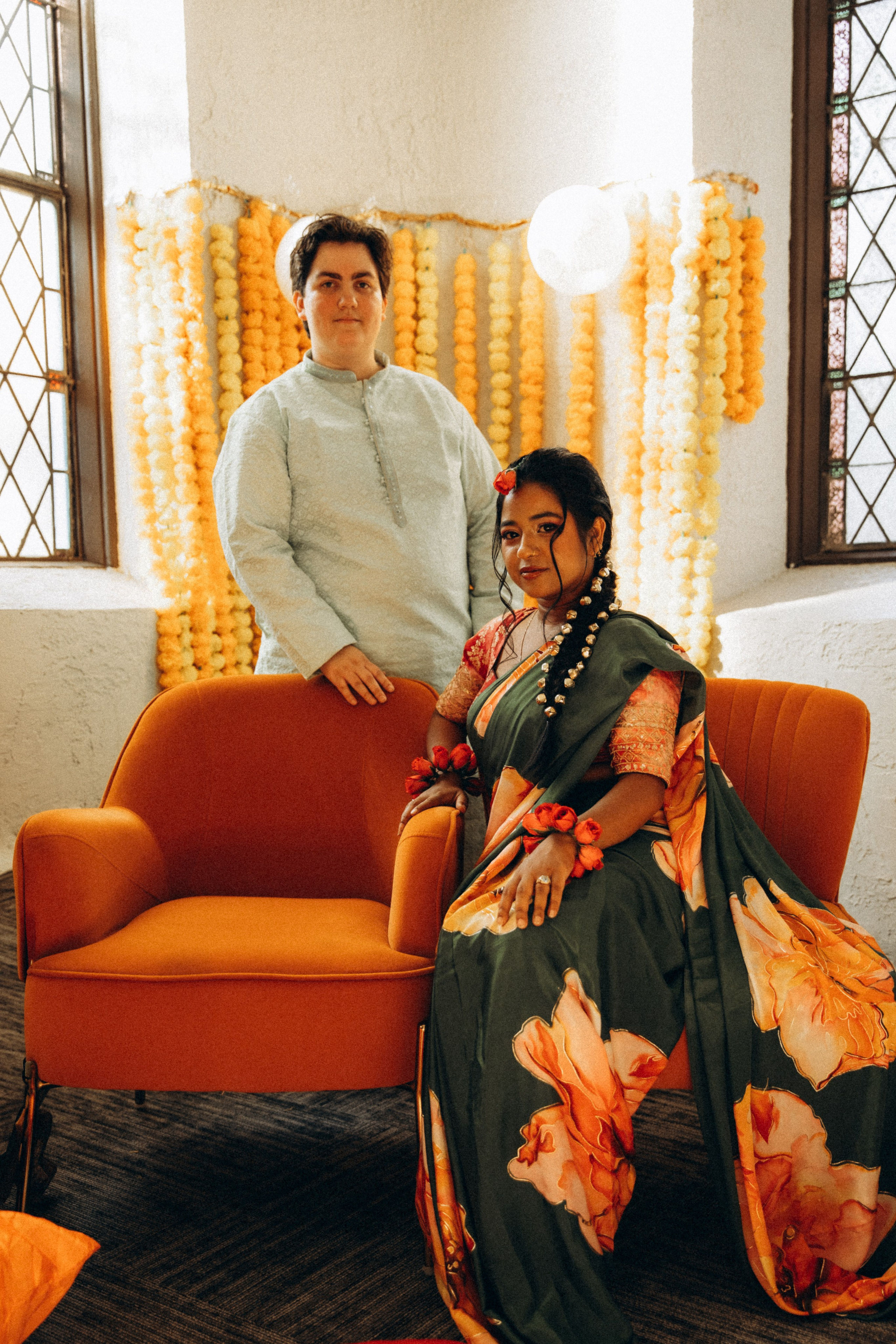 Haldi Ceremony for Two Brides | Multicultural Wedding Celebration in Boston