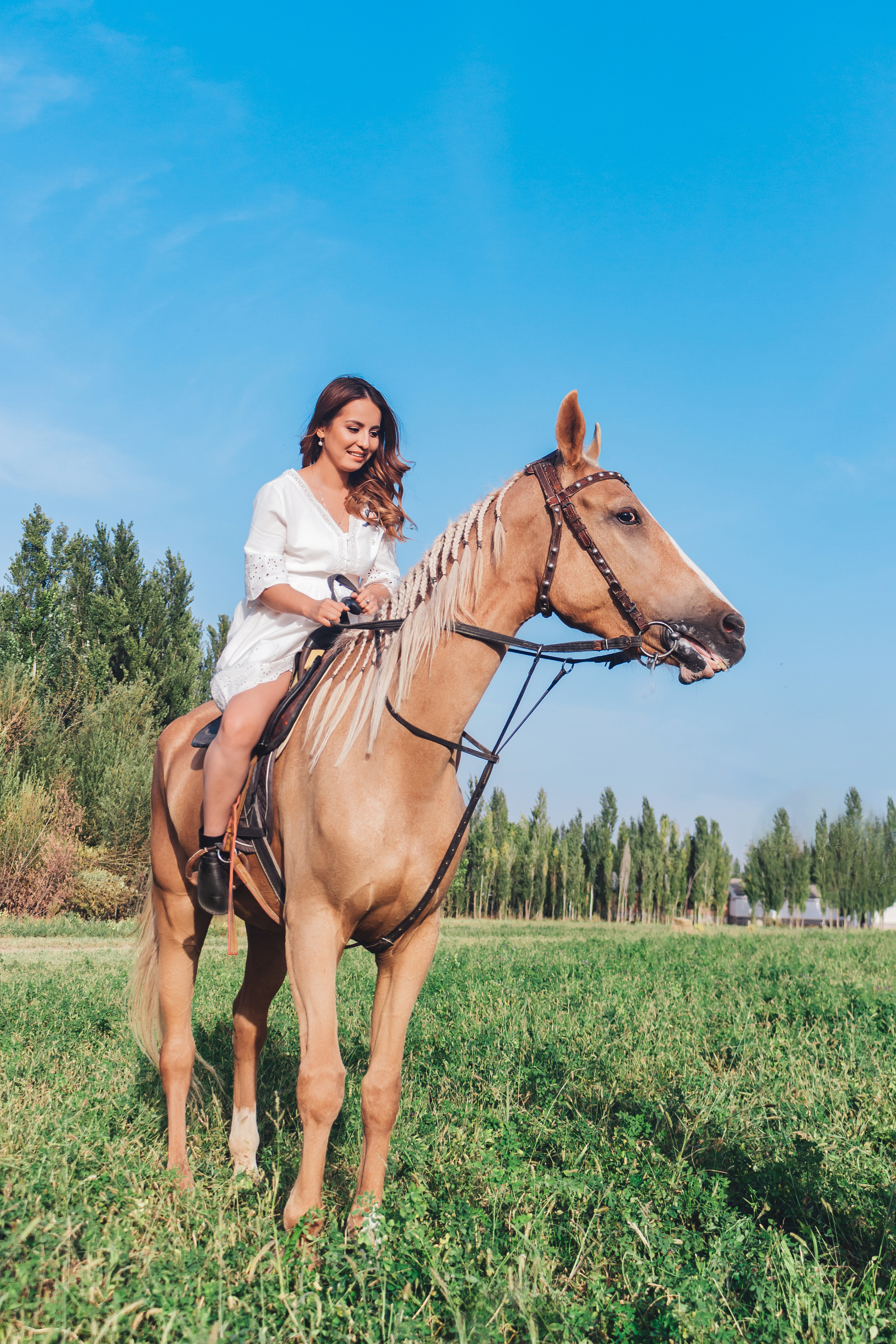 С лошадьми. Женский и семейный фотограф в Ташкенте