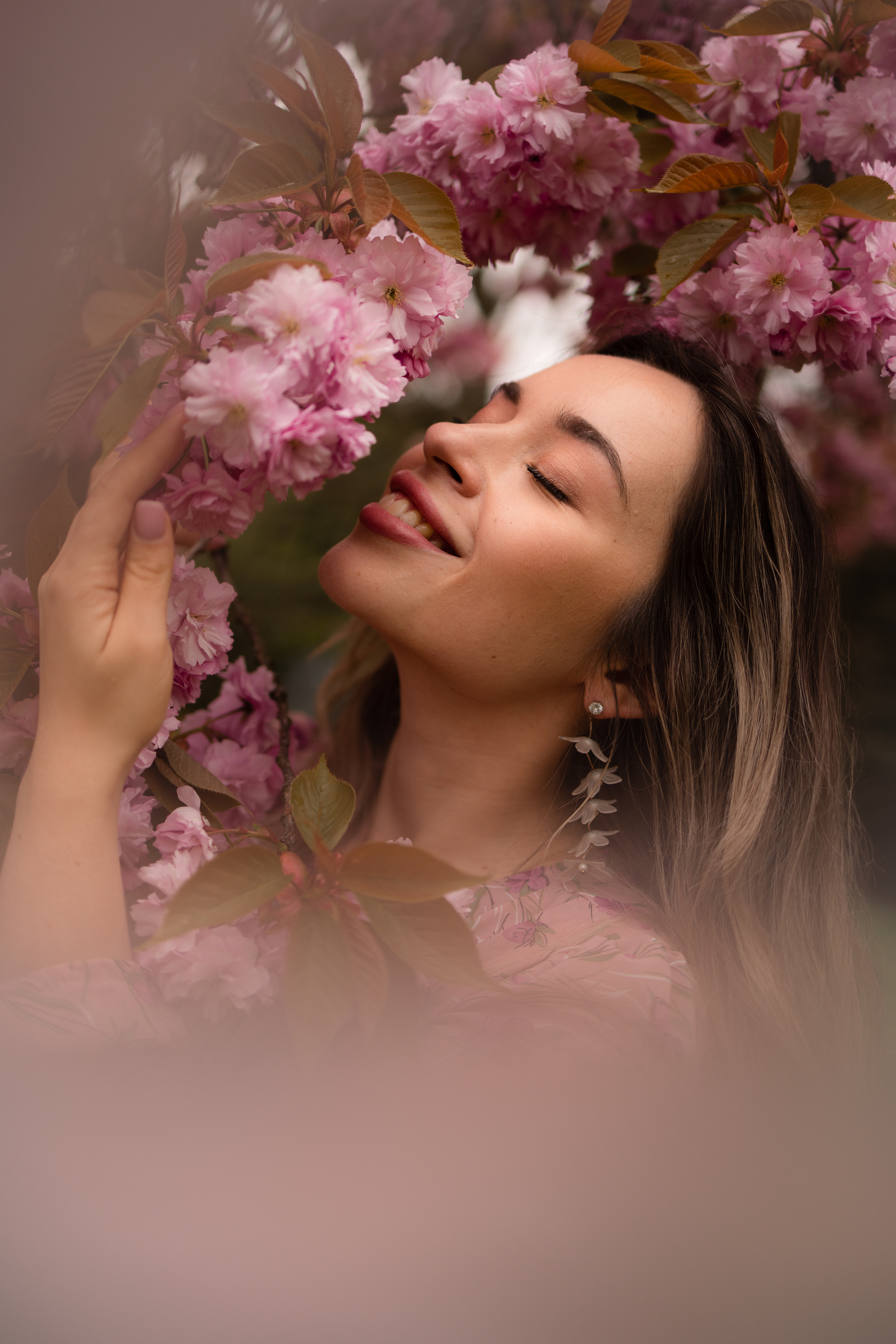 Cherry blossom. Family photographer Zurich & Switzerland Daria Moore