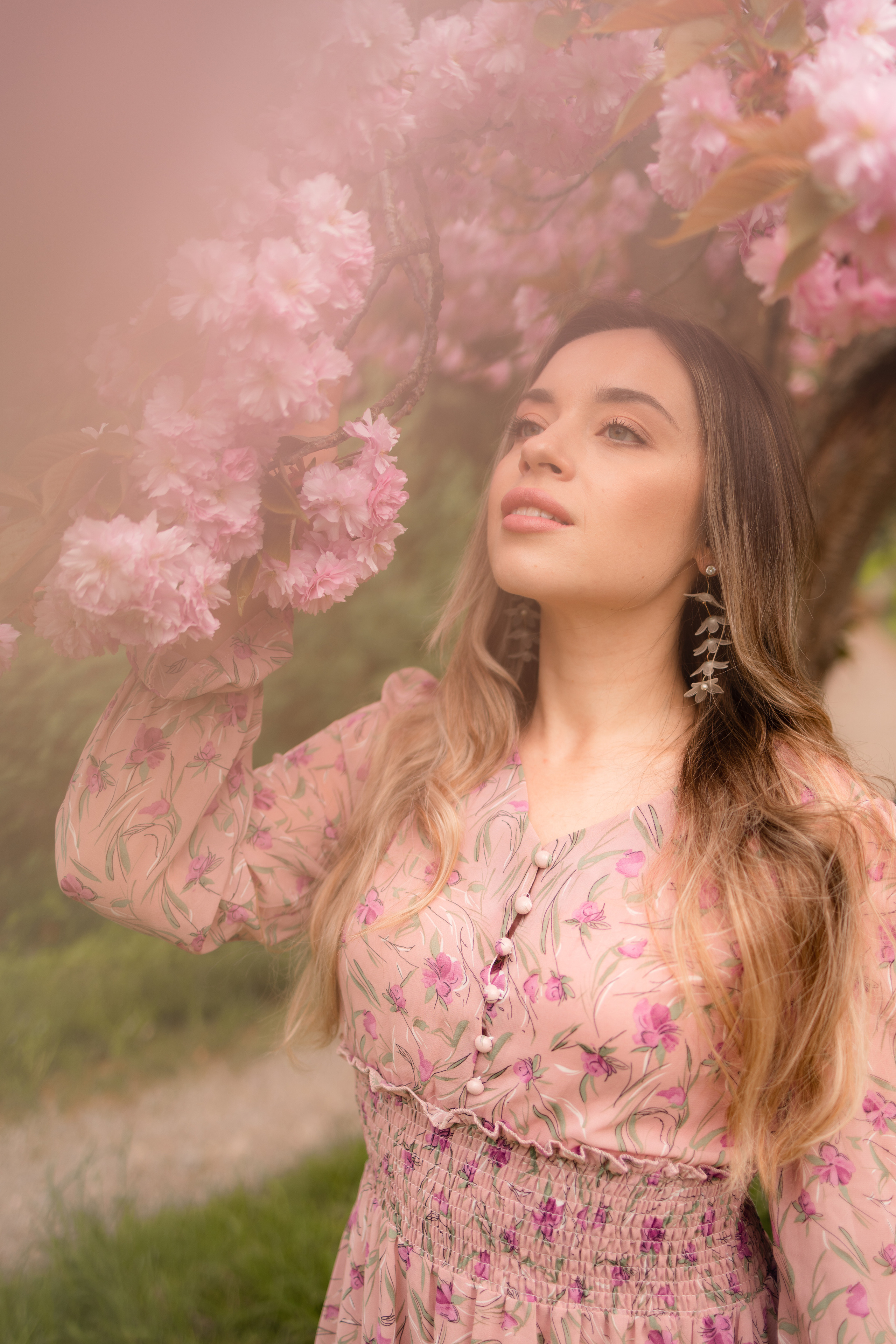 Cherry blossom. Family photographer Zurich & Switzerland Daria Moore