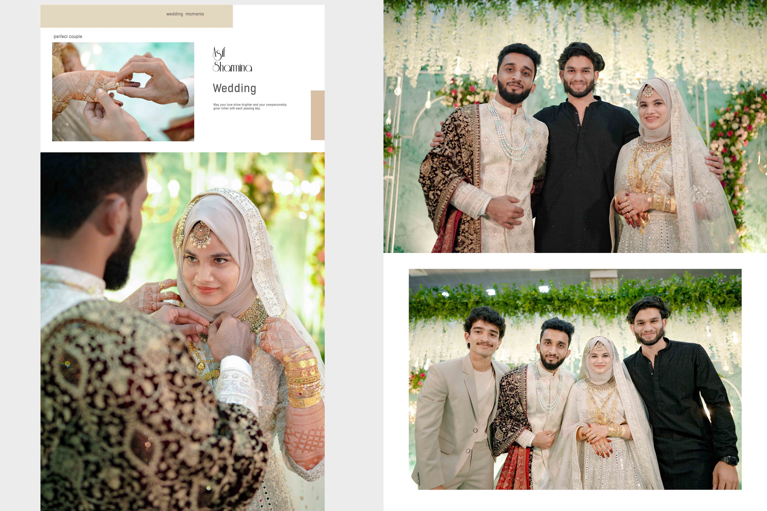 WEDDING ALBUM SHOWCASE. NTURE WEDDING