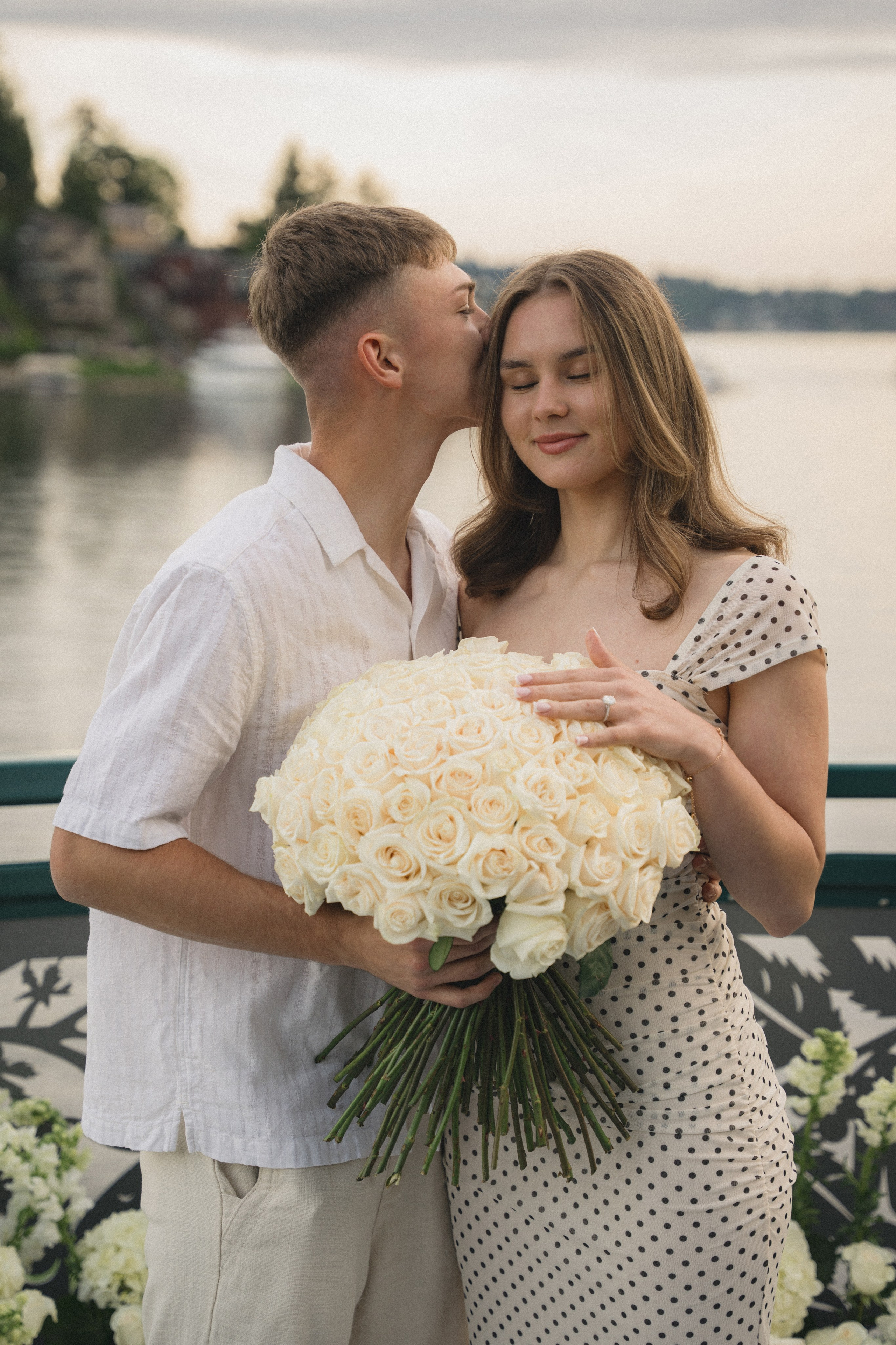 Ilya and Olena proposal. Photographer in Washington Sophia D