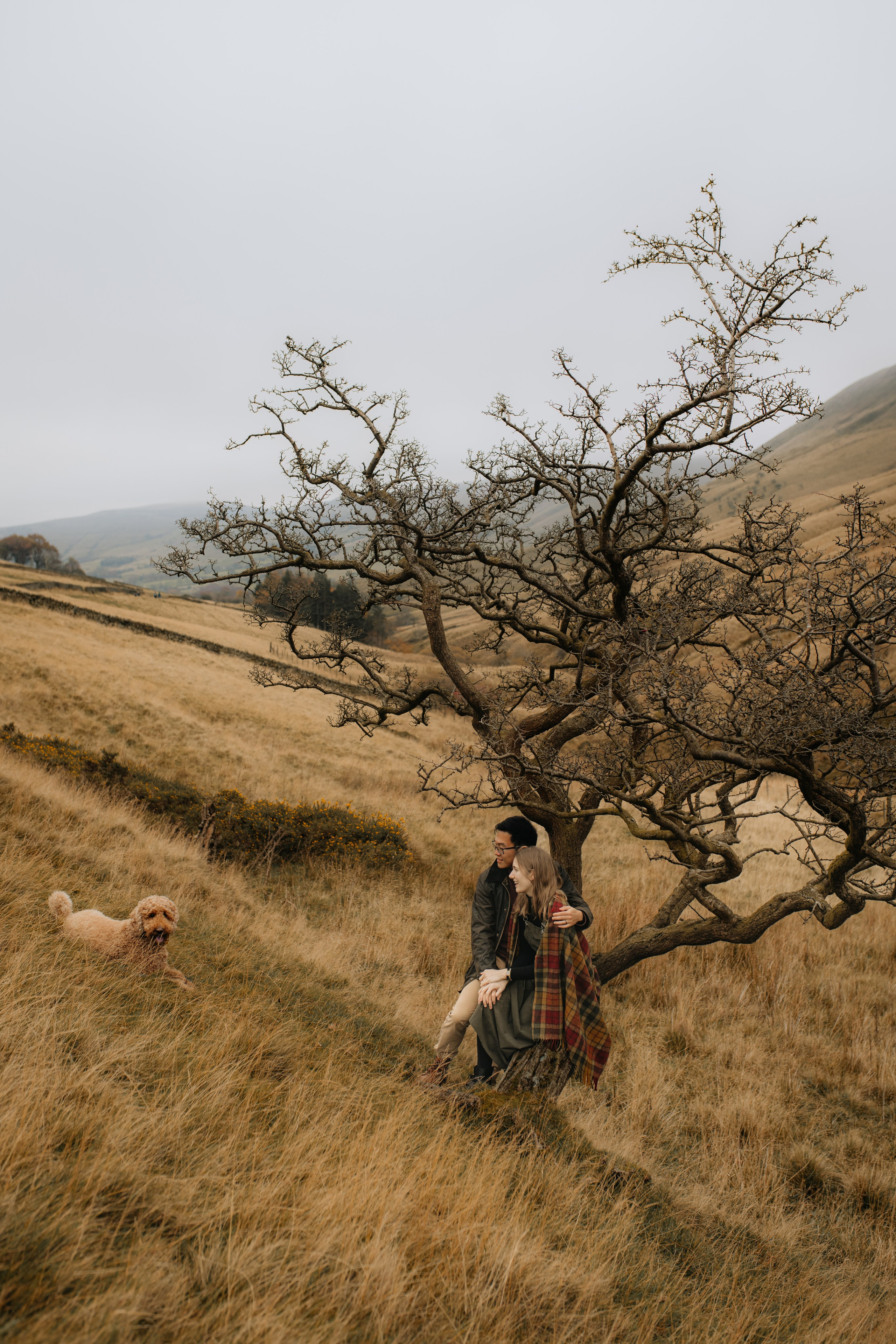 L & C in Peak District. Tania Gandrabur, photographer in West Midlands, England