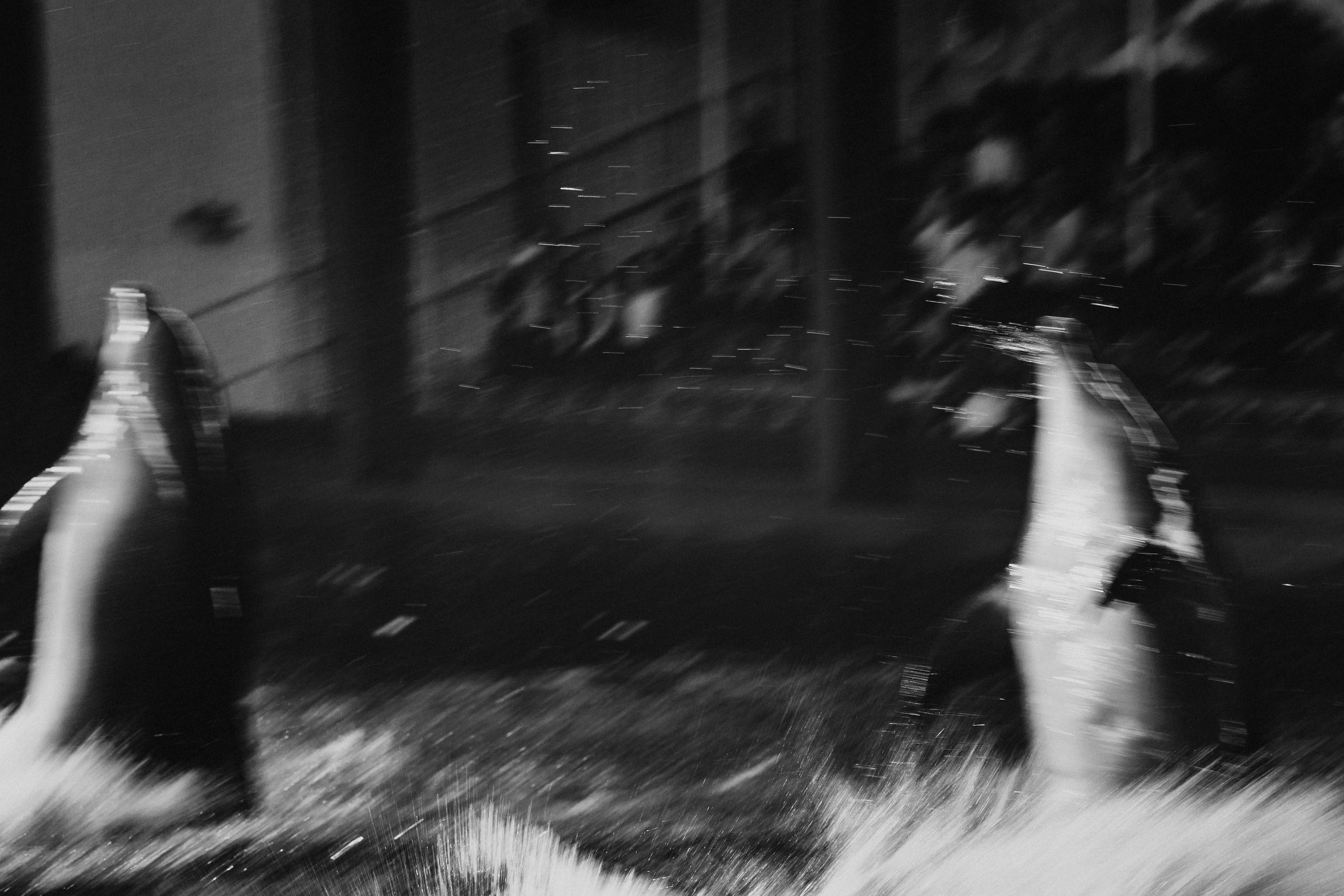 чёрно-белая  социальная фотография  «Доброе сердце» размытое фото танцующих дельфинов вода брызги капли