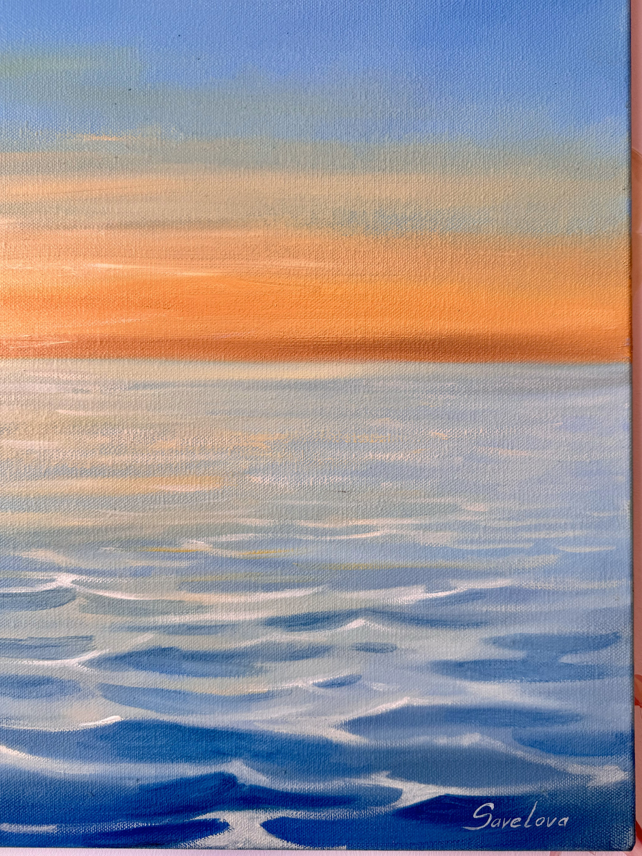 «Moment before sunrise». Художник живописец Савелова Ольга