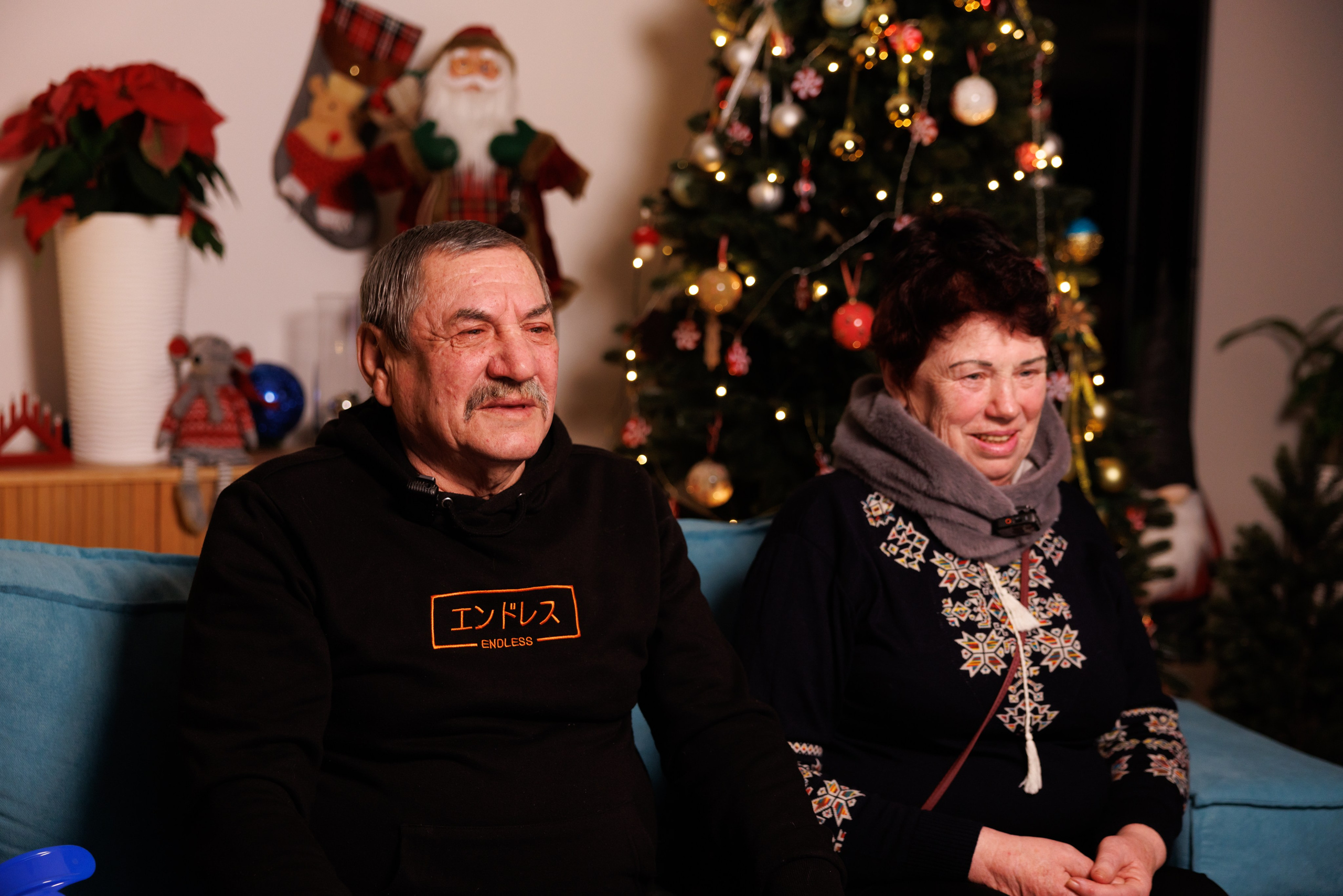 Family Barabaniukiv. Senior Chudo Village