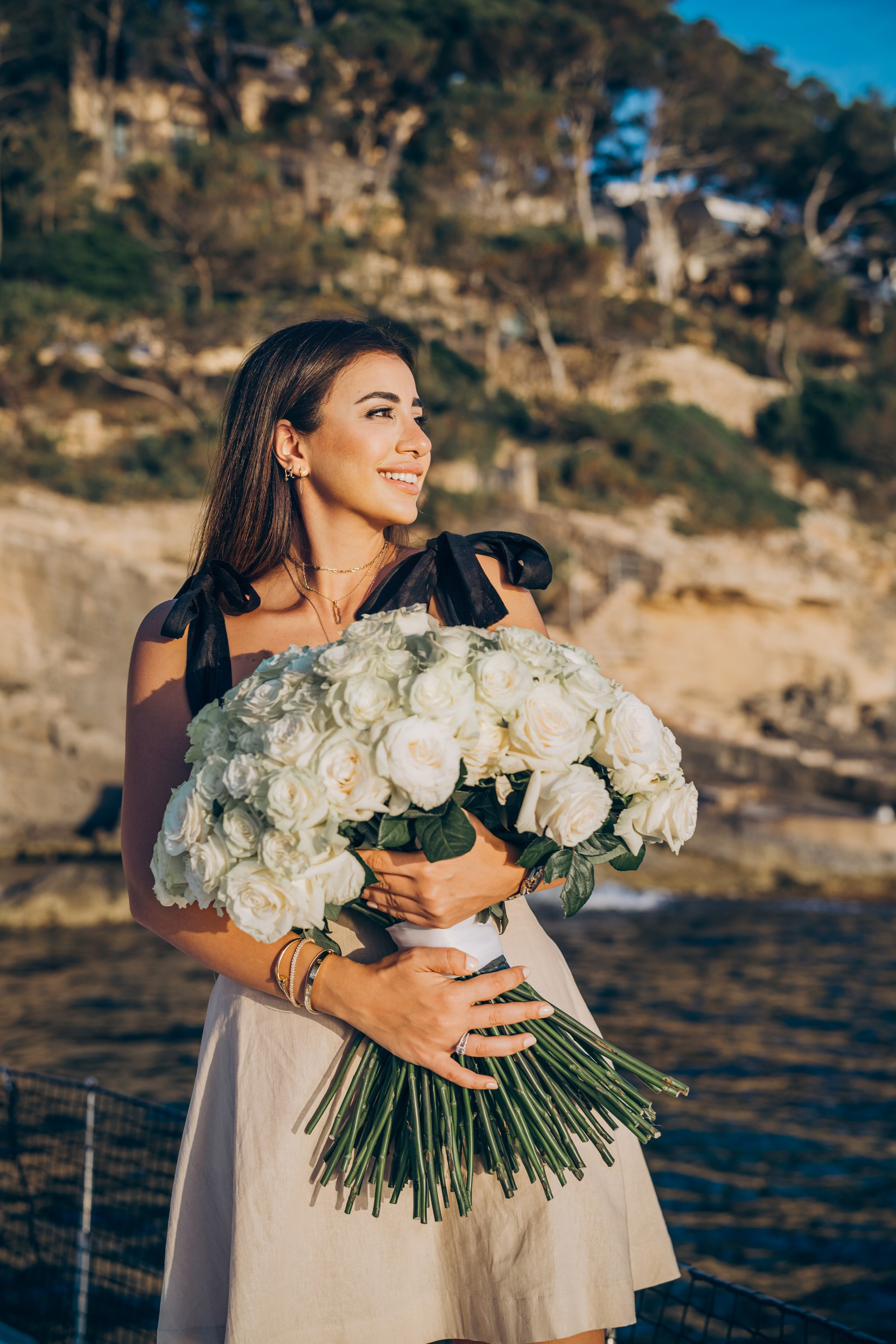Engagement on a yacht at sunset. Фотограф у Пальма де Майорка