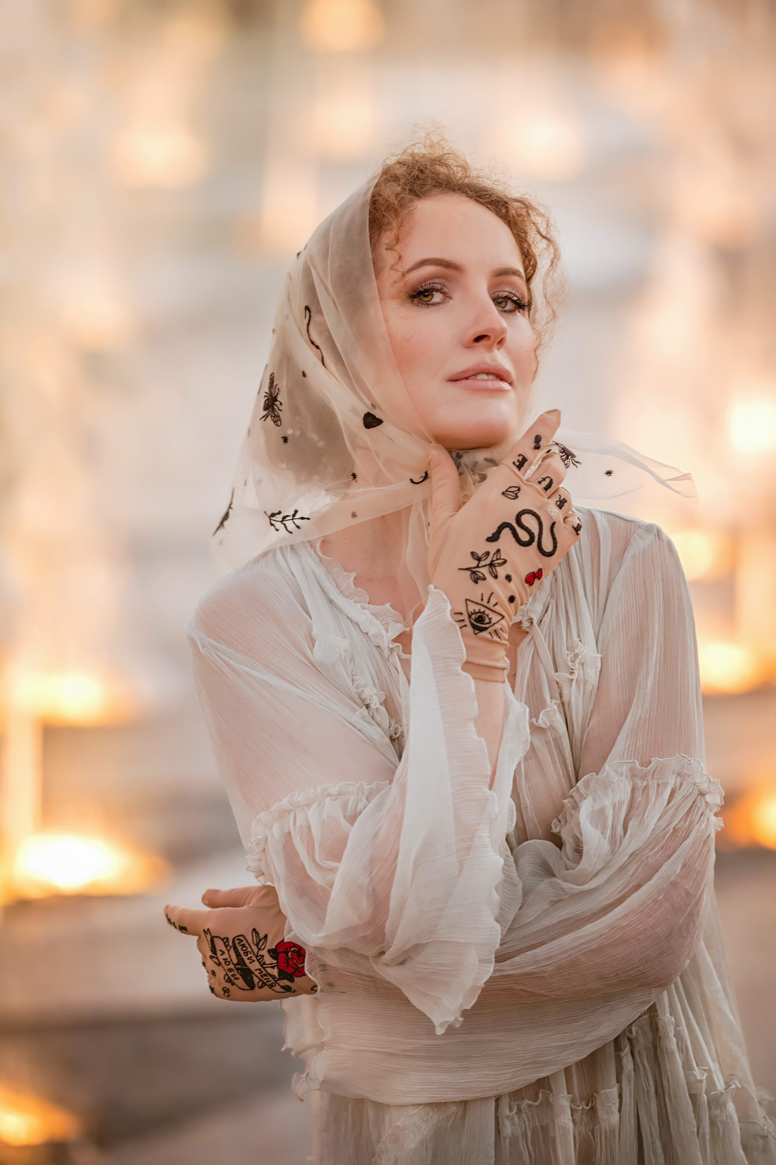 Luda. Evening on the fountain alley. Портретний та весільний фотограф Надія Онода