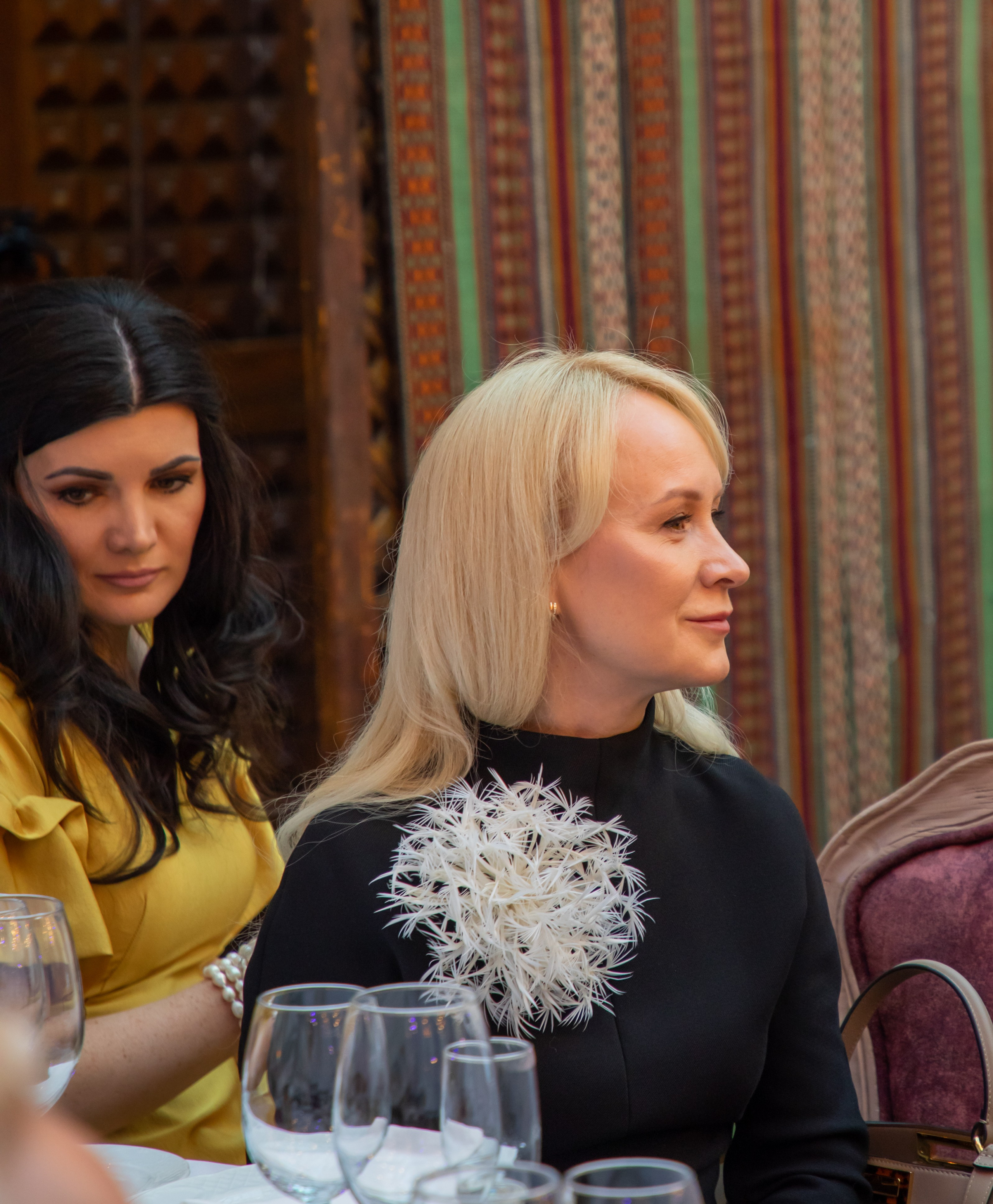 Gala-Dinner with the French Countess, the main etiquette expert Marie de Tilly. Baku Photographer