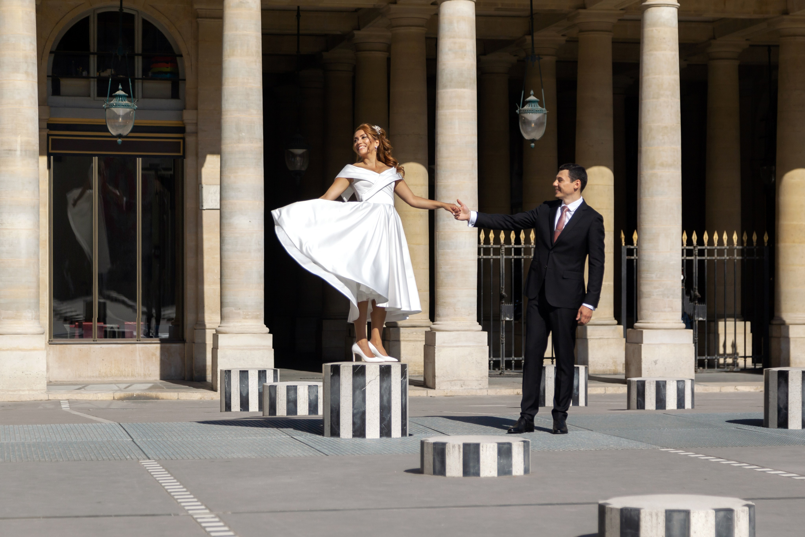 Musée du Louvre / Dmitry & Flavia. Wedding, event and family photographer in Paris, Emilian Olaru