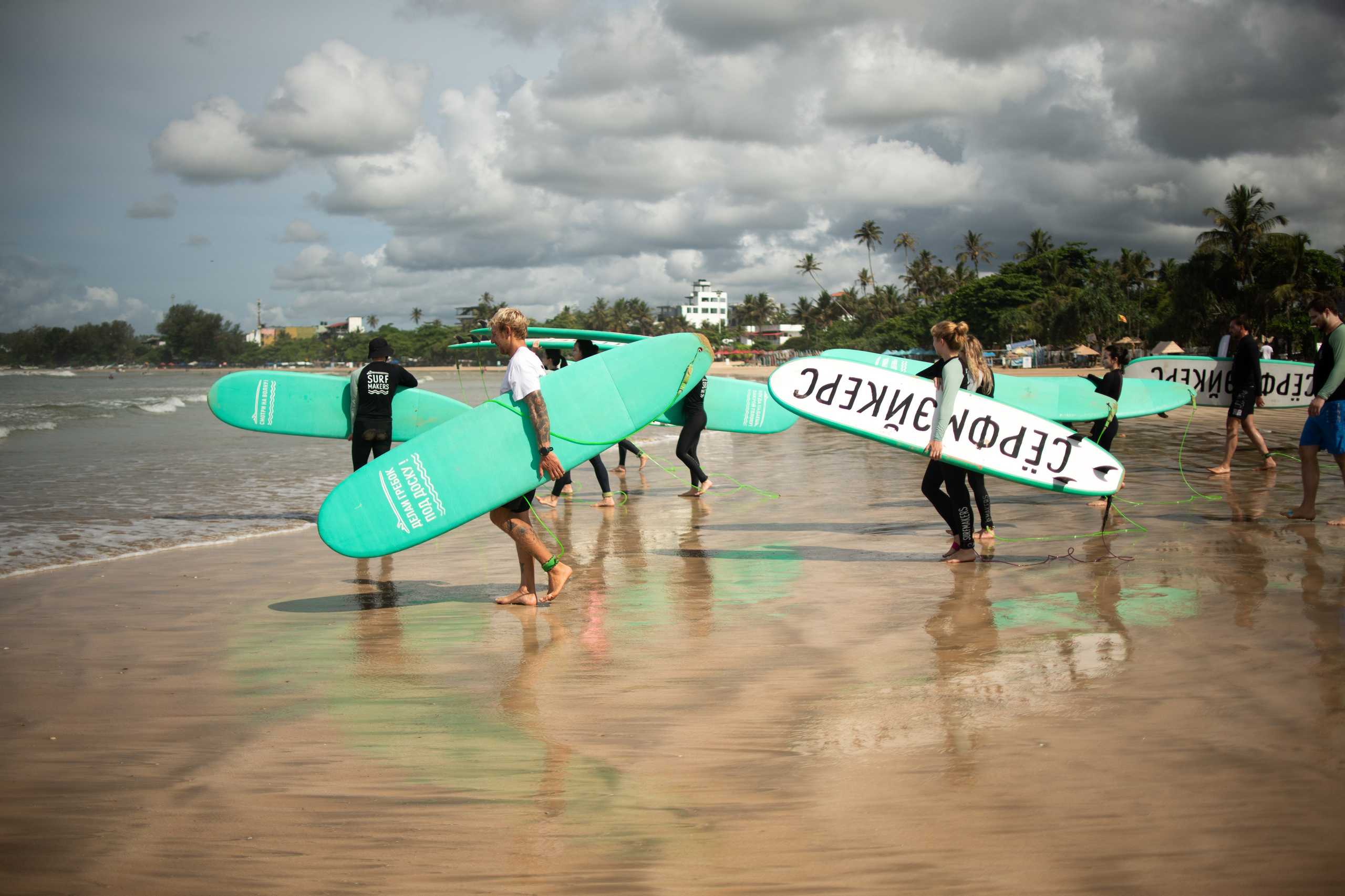 Surfcamp colour. Photographer Sri Lanka