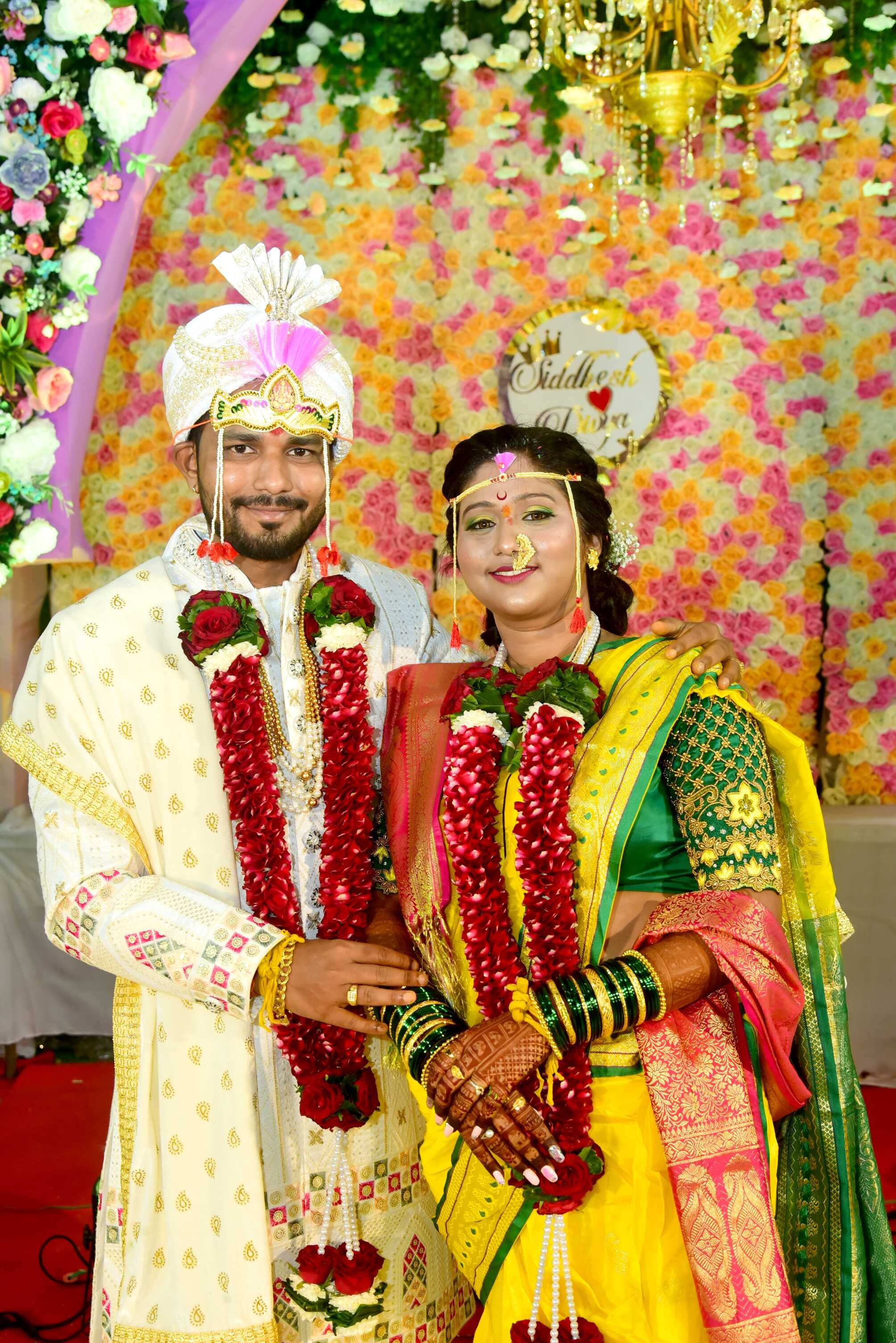 Divya weds Siddhesh. “Ajay Digital Photo Studio — Capturing Timeless Wedding Moments”
