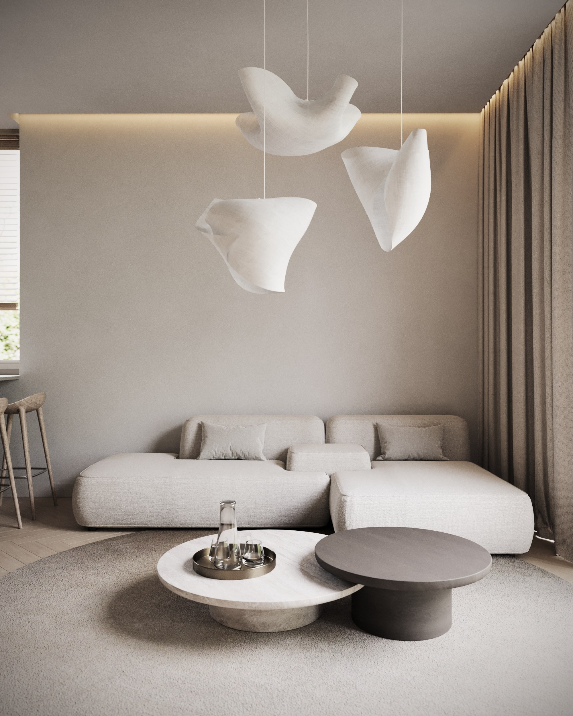 Small house in Lithuania / Interjero Dizainas. Interior designer / visualizer Lisa Oputina