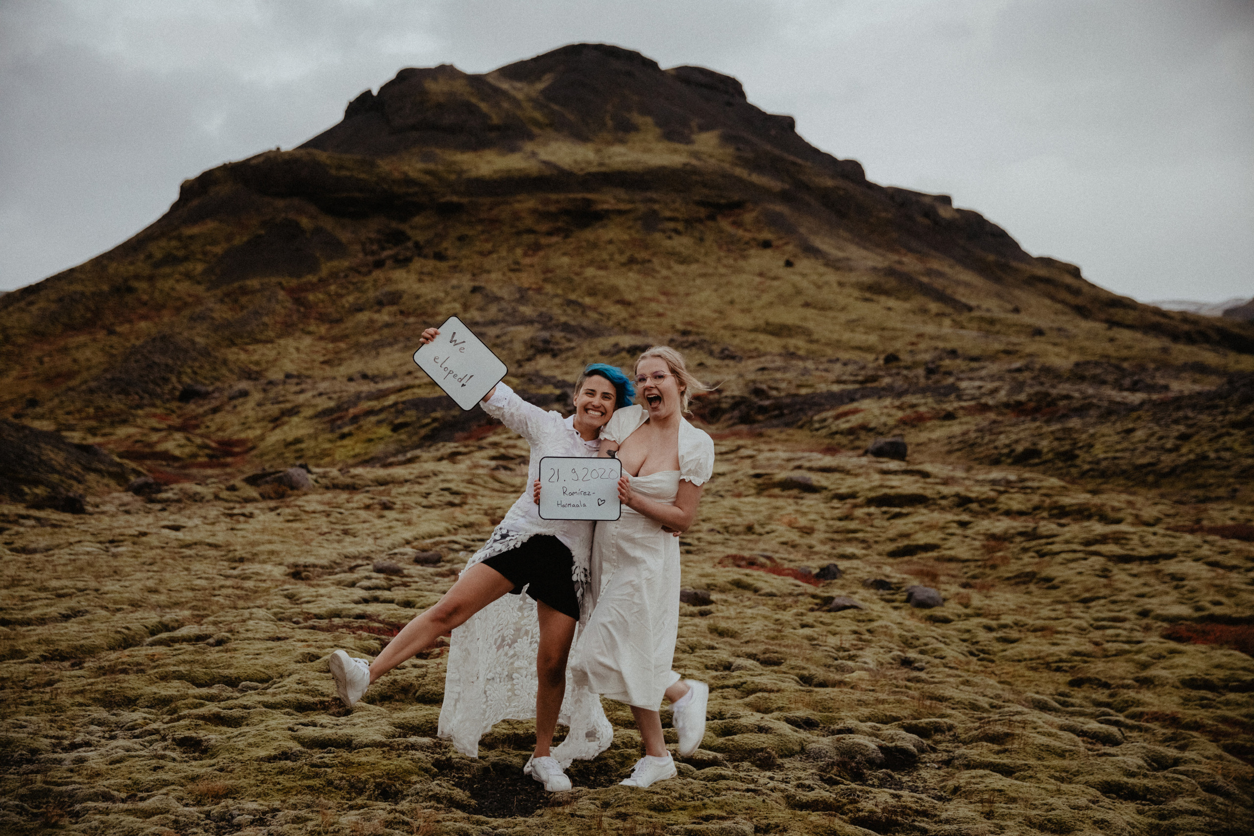 lgbt elopement in Iceland