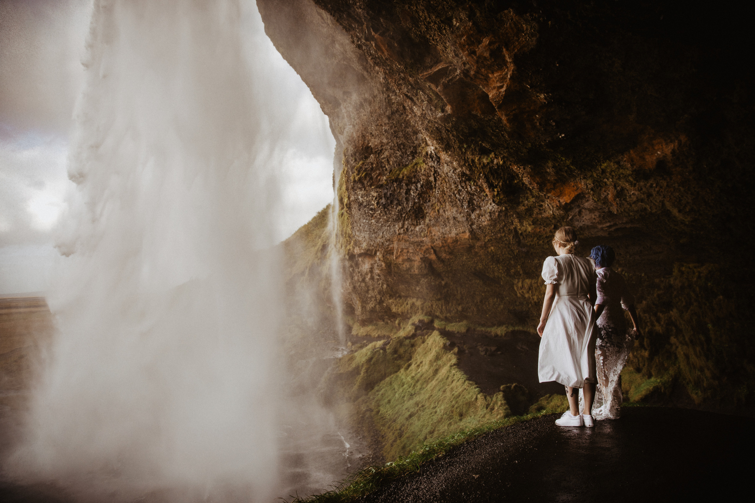 LGBT elopement in Iceland. Iceland elopement photographer & videographer