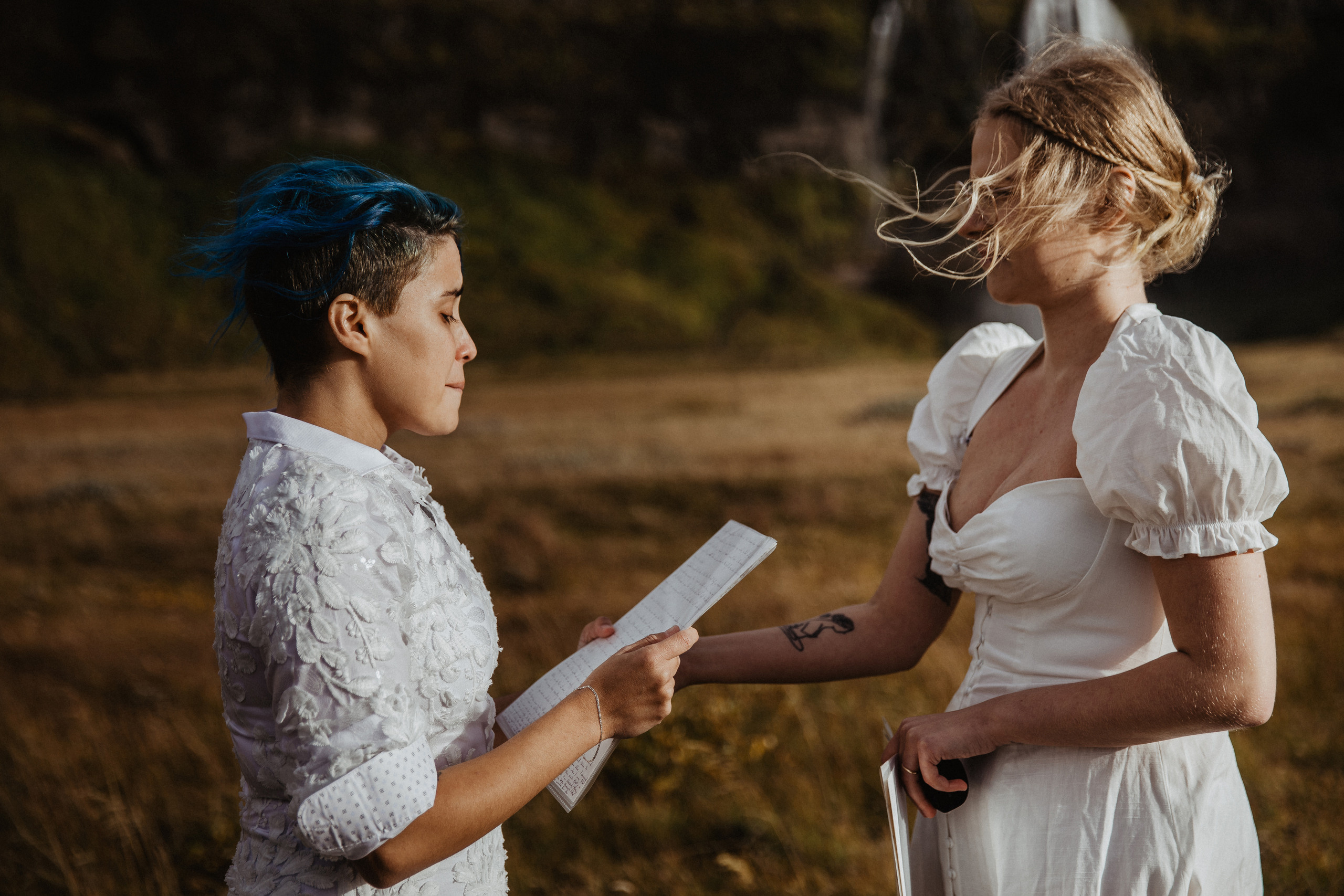 LGBT elopement in Iceland. Iceland elopement photographer & videographer