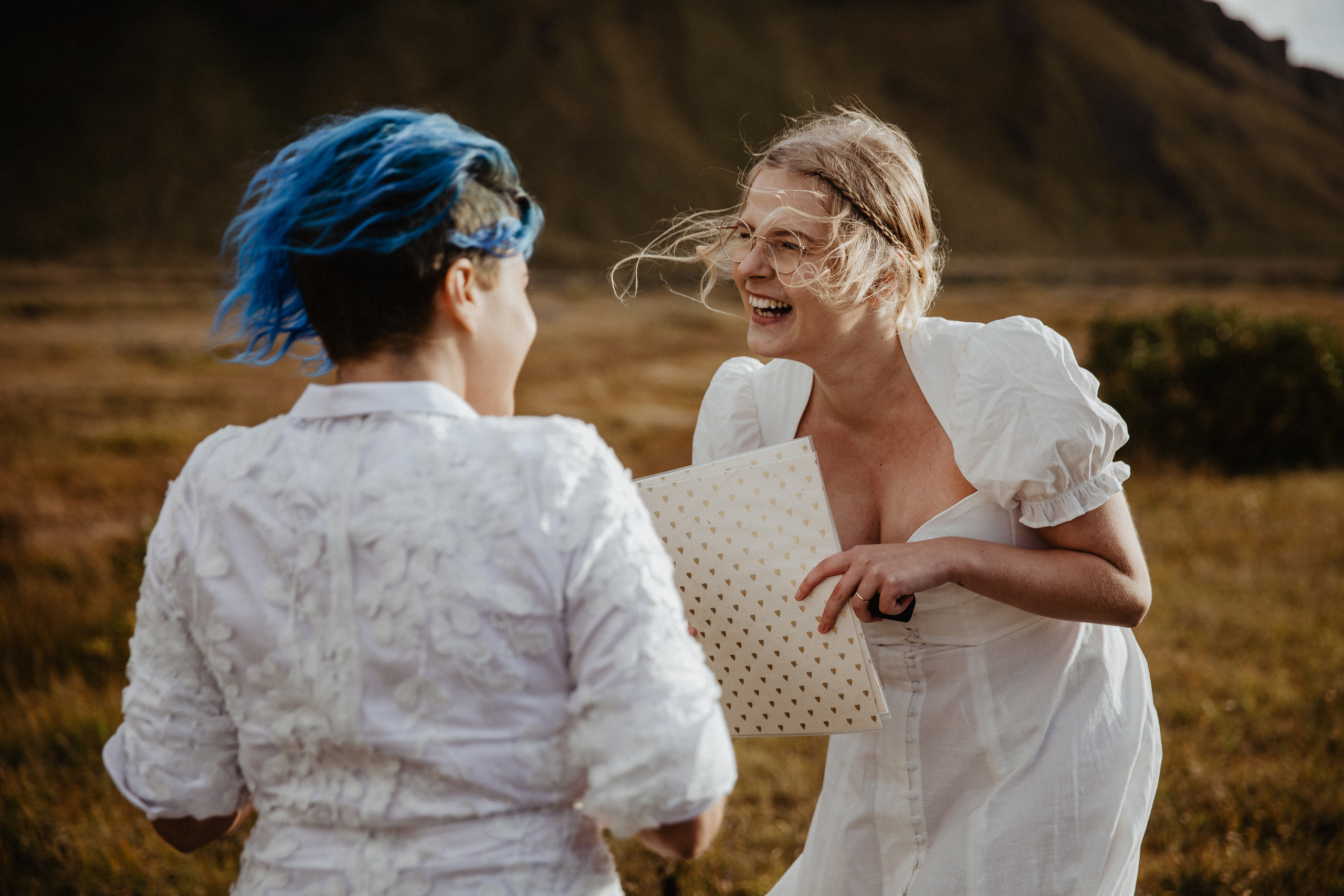 LGBT elopement in Iceland. Iceland elopement photographer & videographer