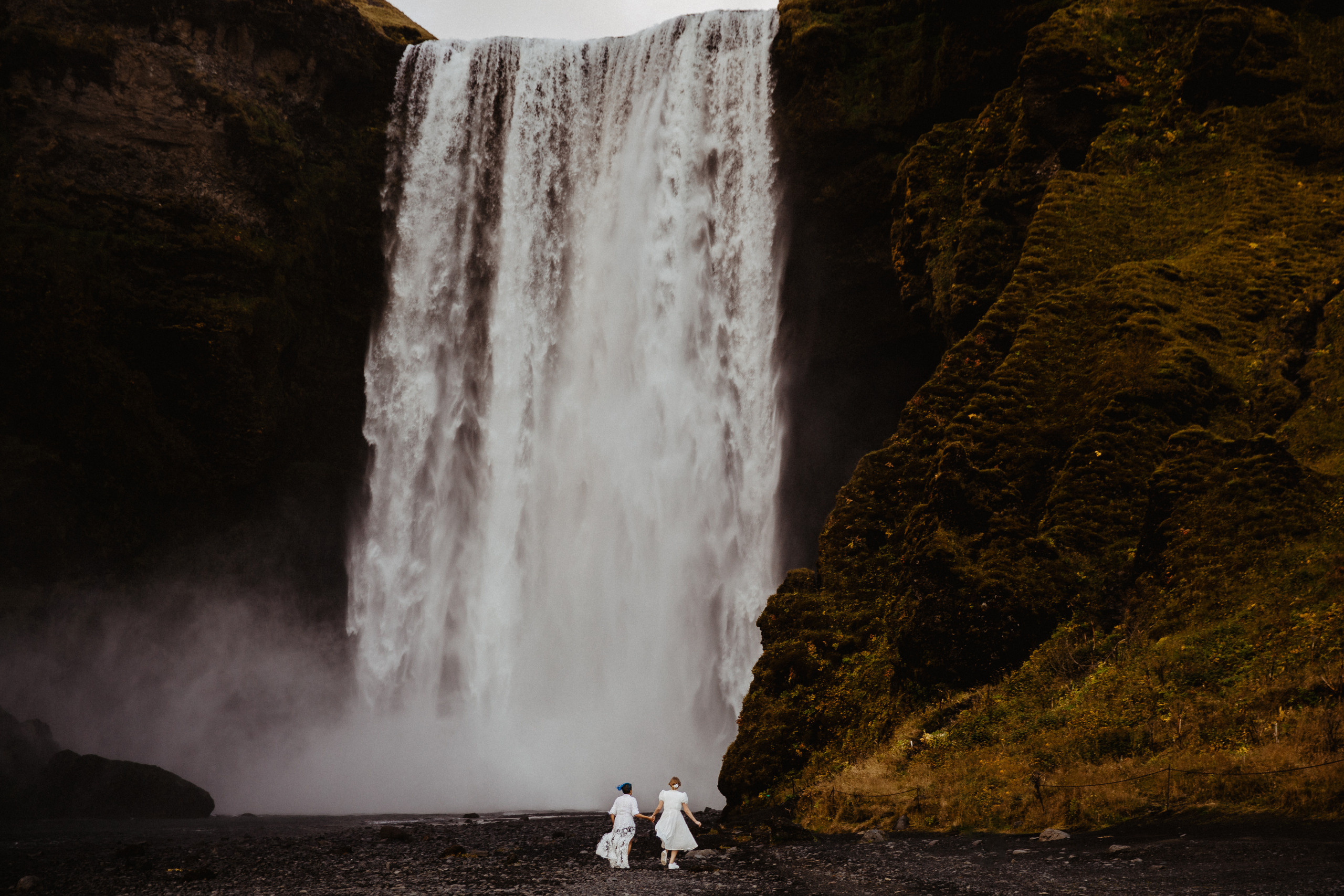 LGBT elopement in Iceland. Iceland elopement photographer & videographer