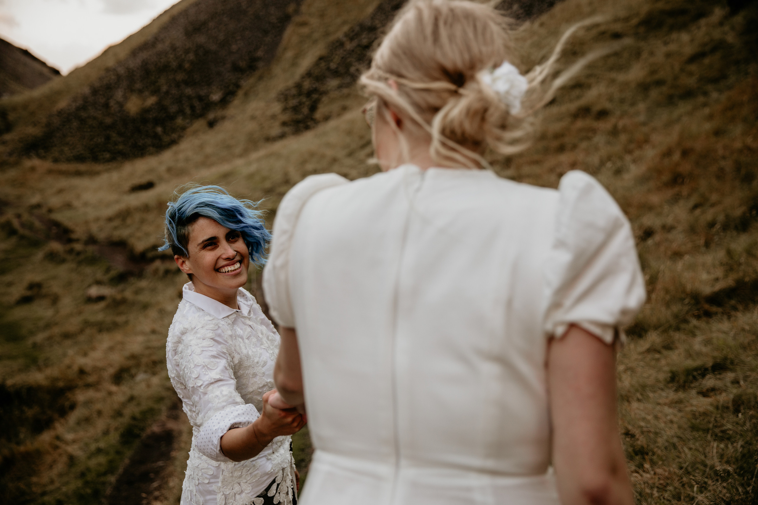LGBT elopement in Iceland. Iceland elopement photographer & videographer