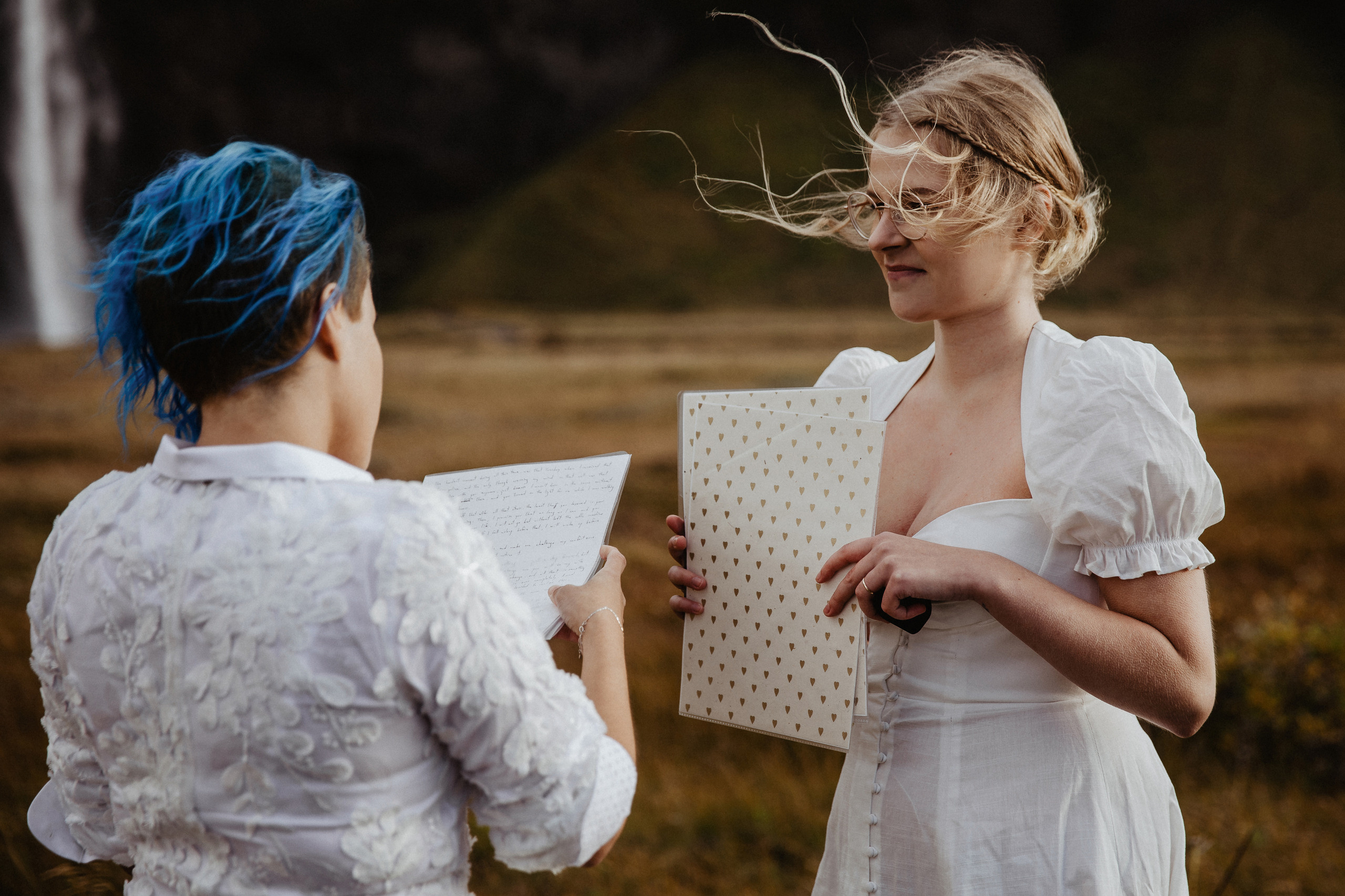 LGBT elopement in Iceland. Iceland elopement photographer & videographer