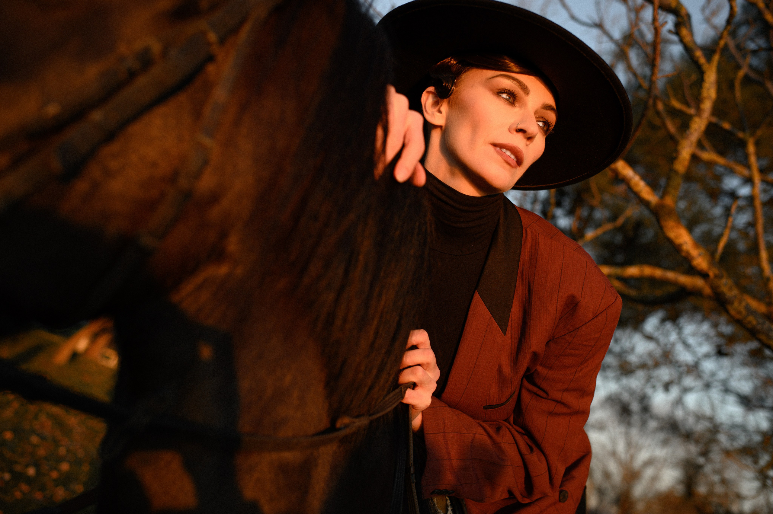 Sofia evening horse ride. Family, children, portrait, and event photography in Thessaloniki