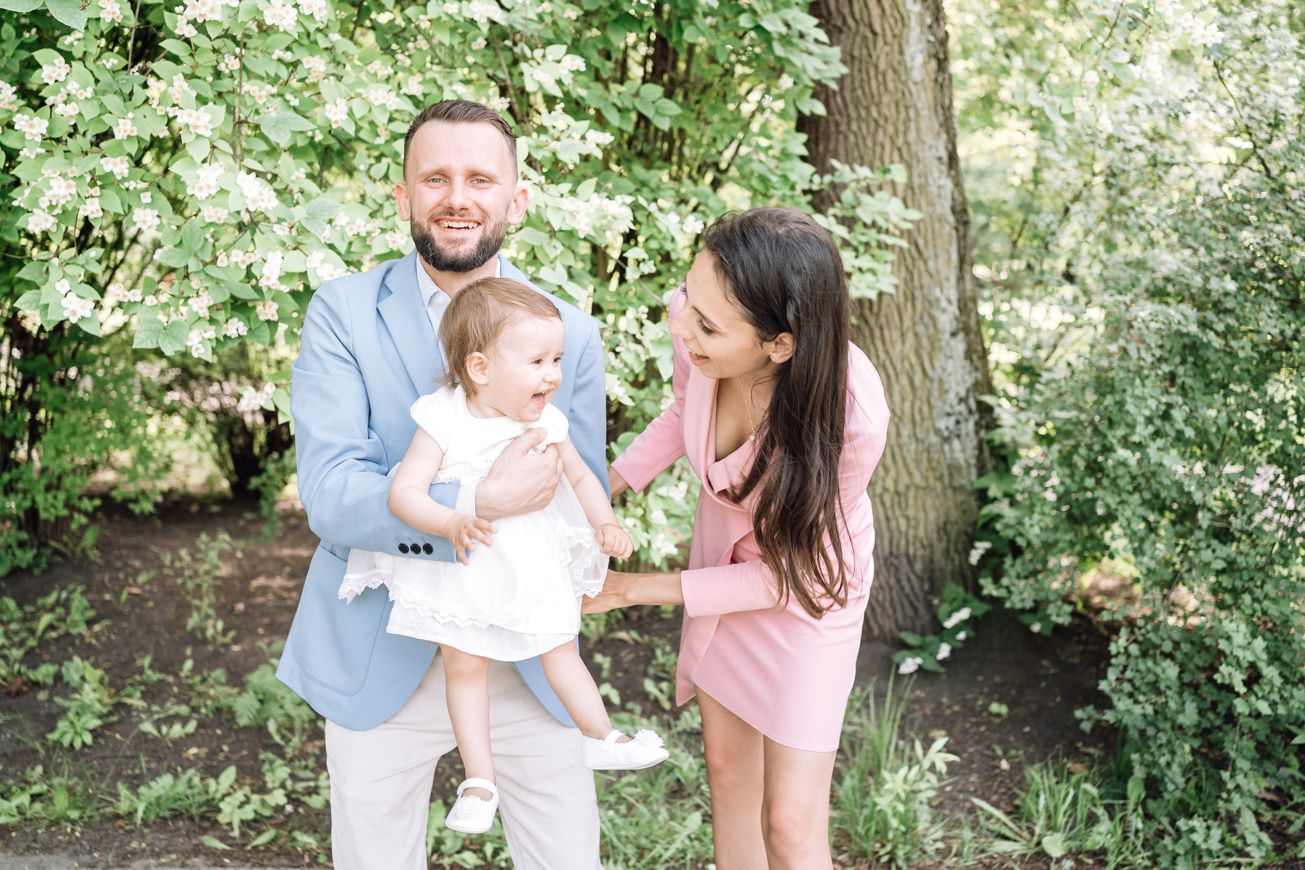 Chrzest Święty Natalii. Fotograf Łódź - sesja ciążowa, noworodkowa, dziecięca. Studio w Łodzi