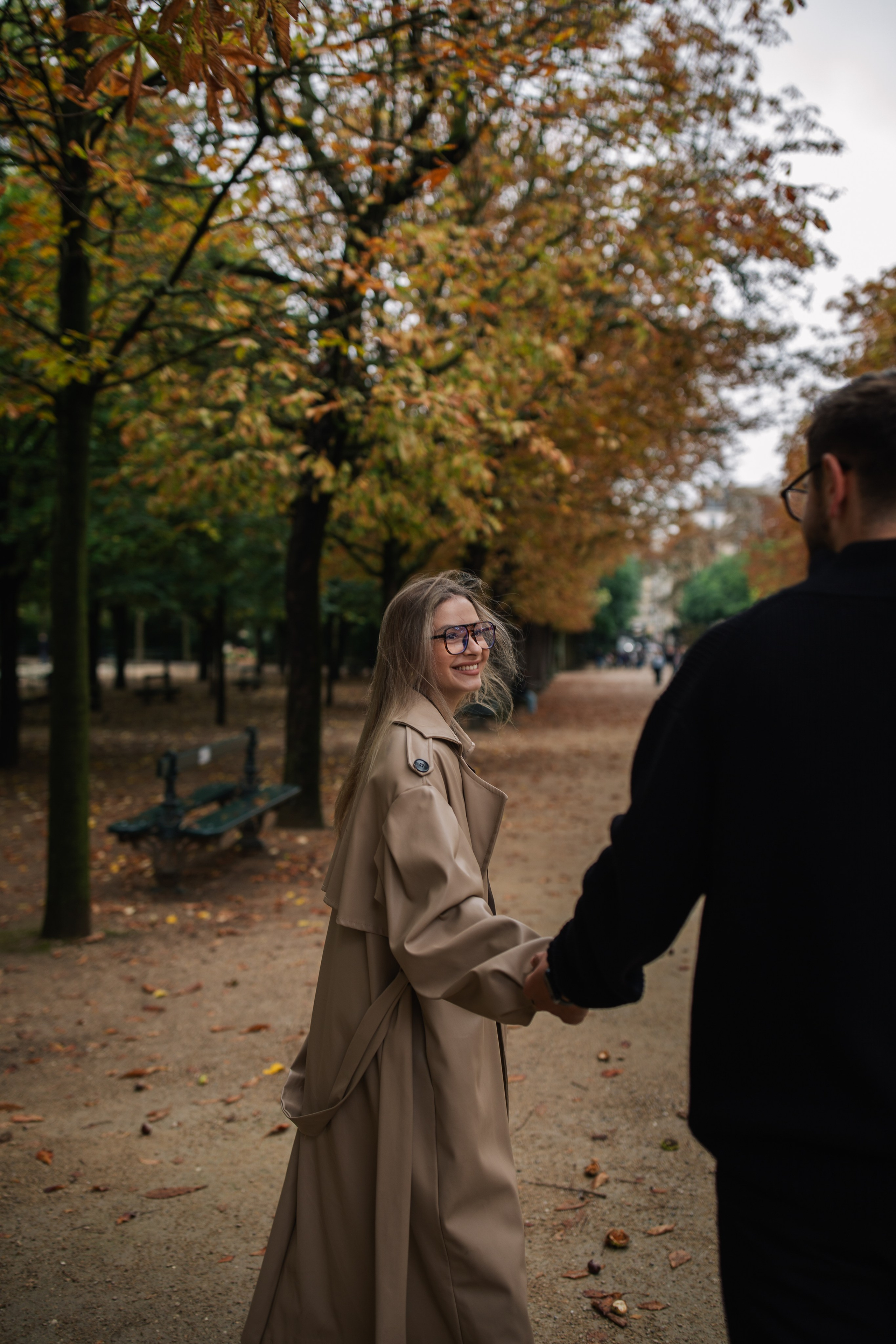 Autumn love story in Paris. Photographe à Rouen, France