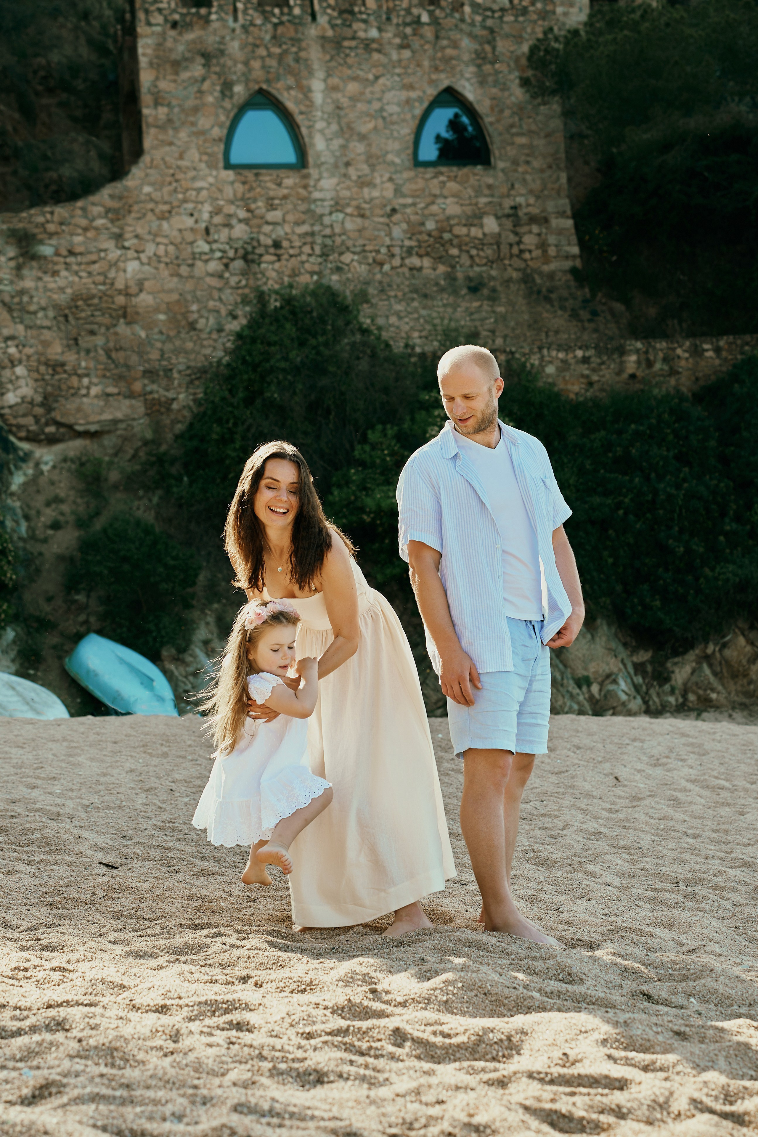 На пляже. Ллорет де Мар. Фотограф в Барселоне Жанна Захарченко