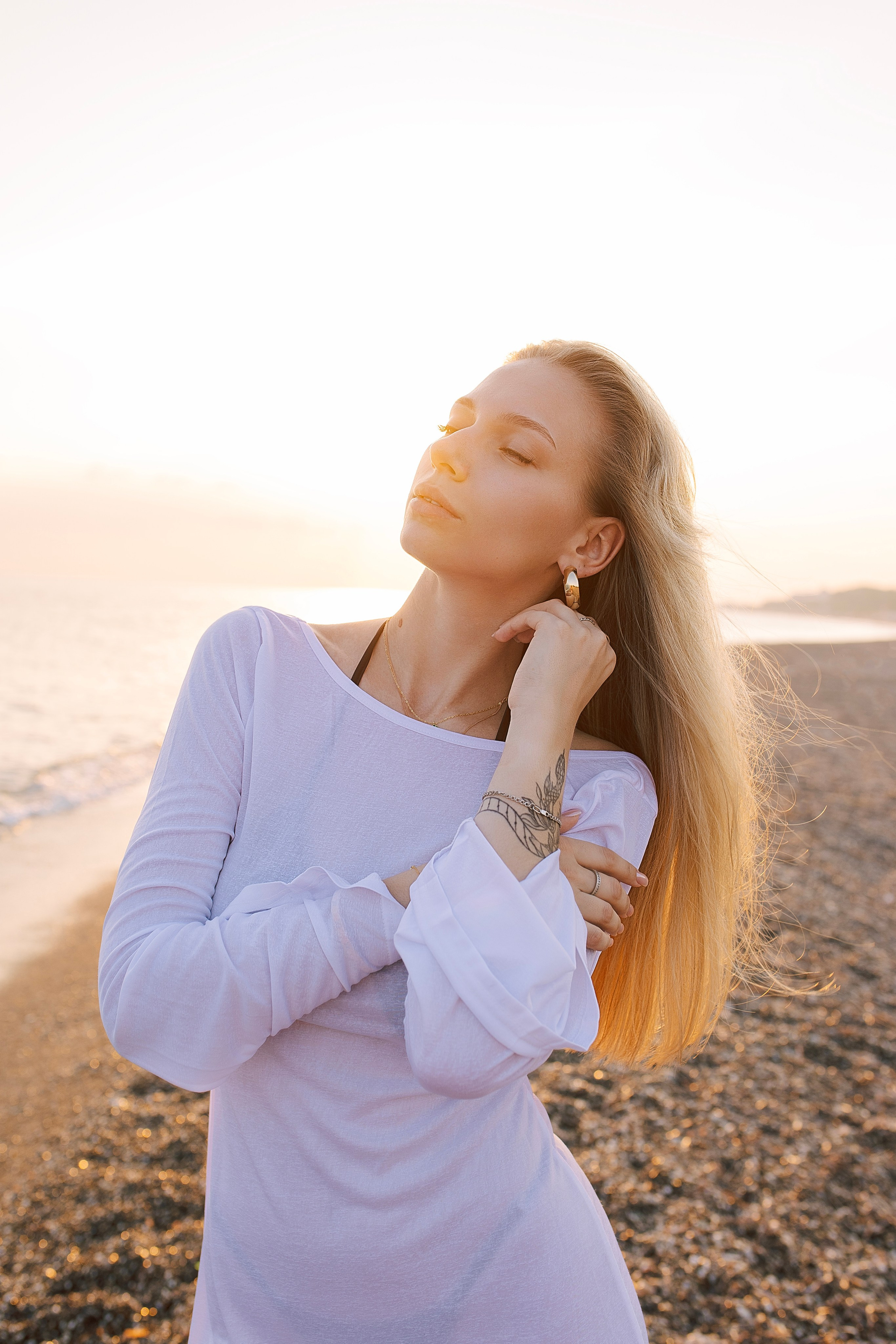 Sunset. Individual photo session on the beach in Side…. Professional Photographer in Alanya, Side, Belek | Alsu Develi  Wedding, Family and portrait photo sessions